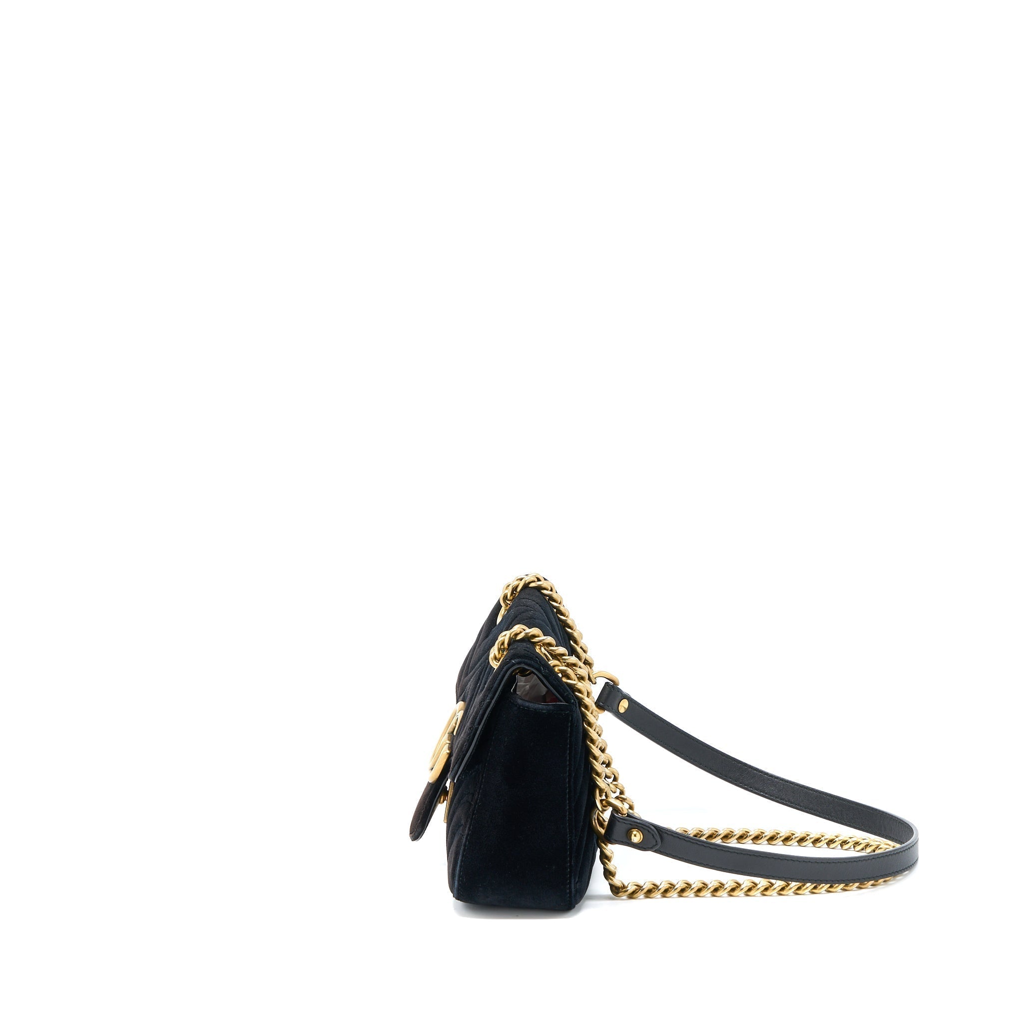 gucci-mini-marmont-velvet-black-ghw