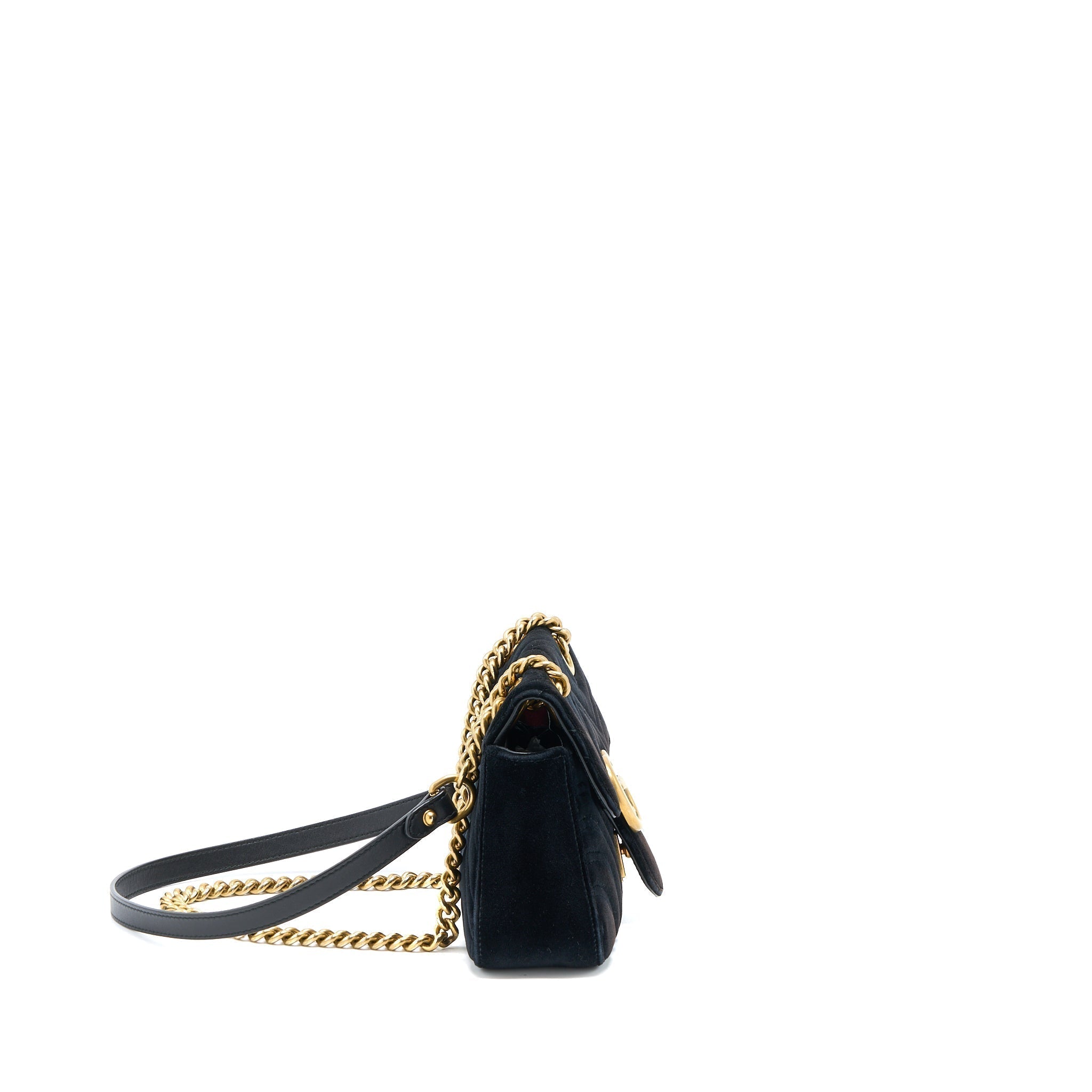 gucci-mini-marmont-velvet-black-ghw