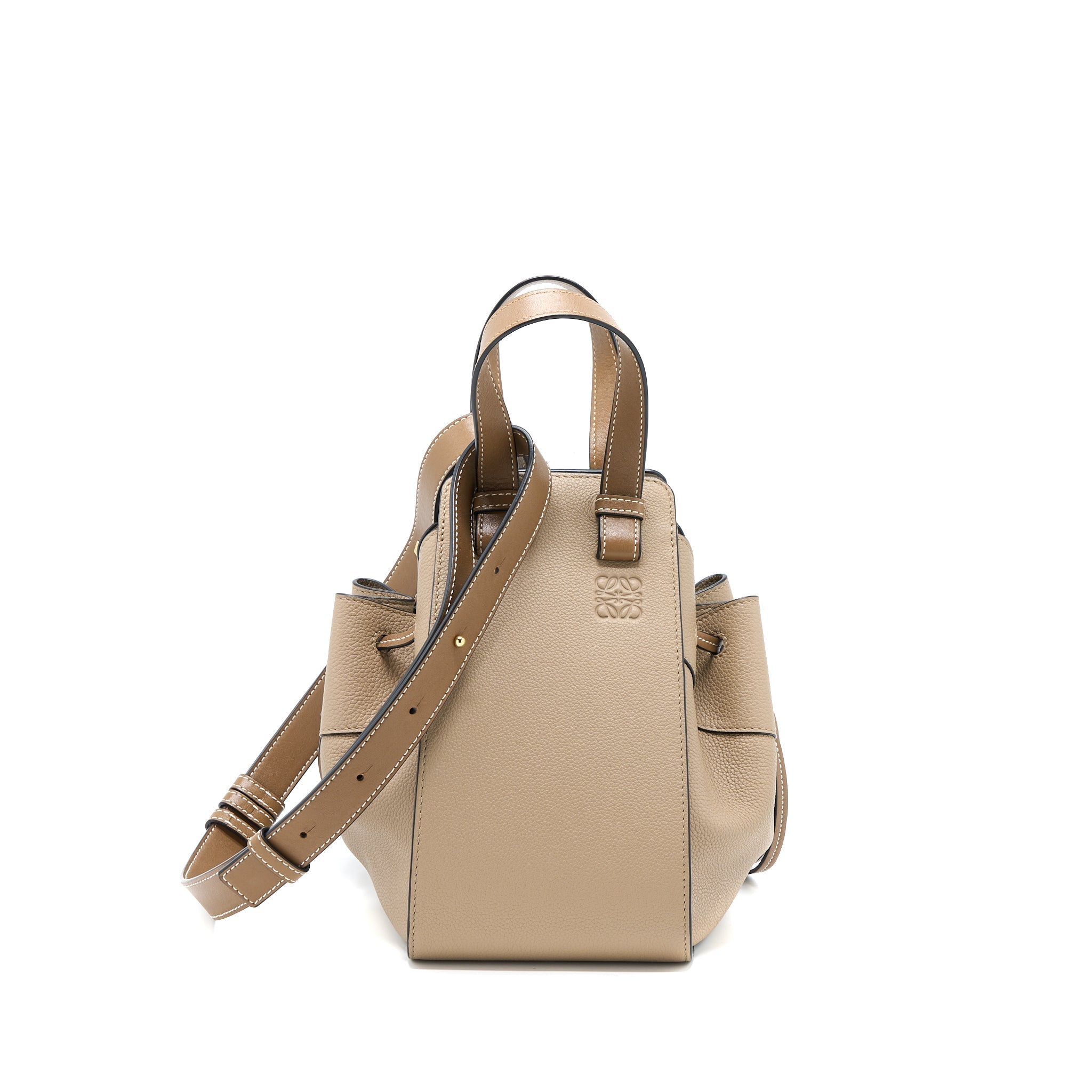 loewe-small-hammock-calfskin-sand-ghw