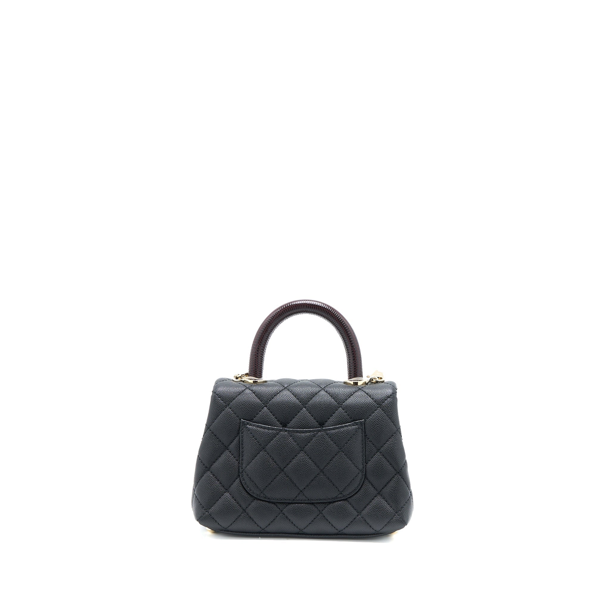 chanel-mini-coco-handle-caviar-black-burgundy-handle-lghw
