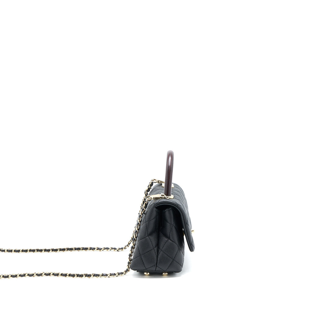 chanel-mini-coco-handle-caviar-black-burgundy-handle-lghw