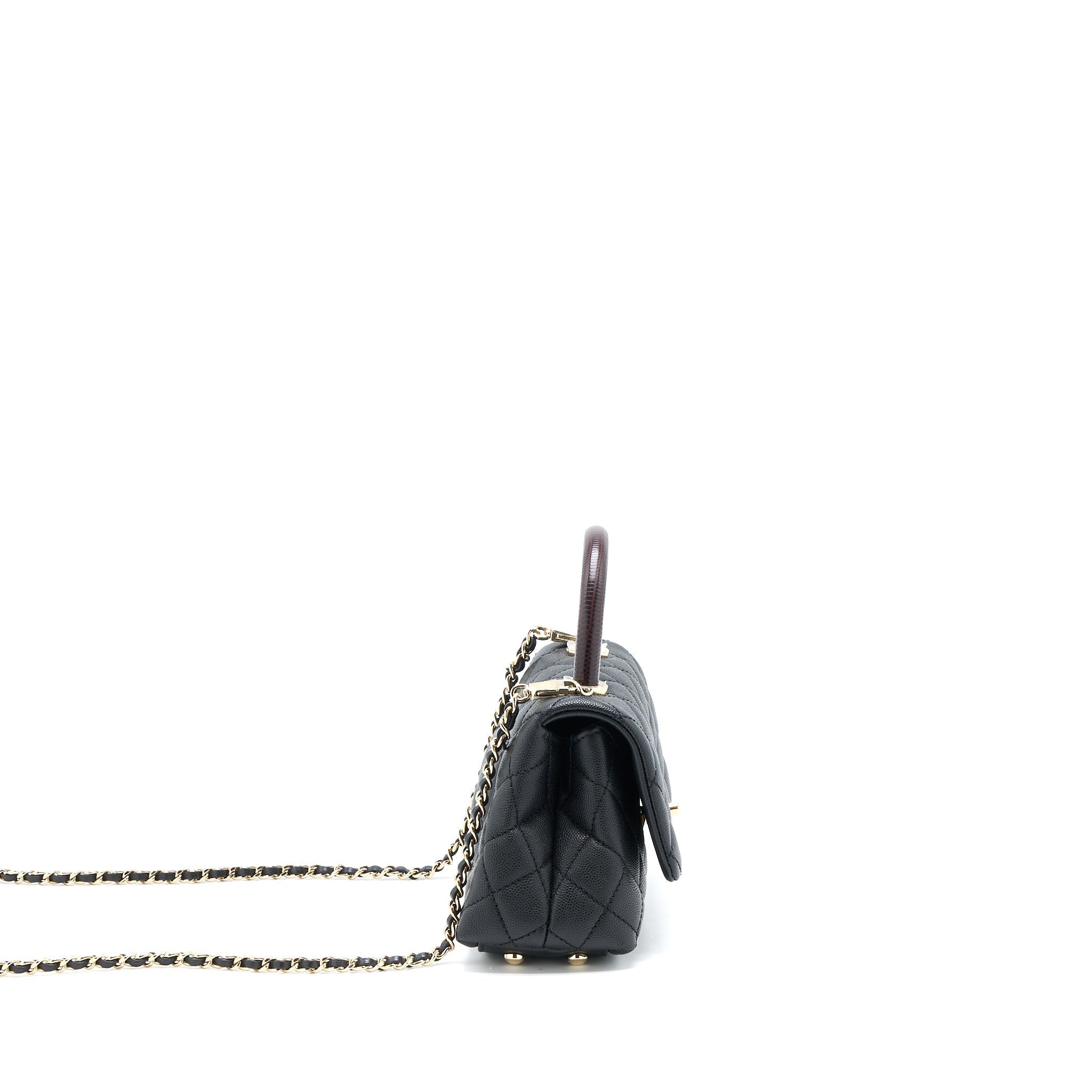 chanel-mini-coco-handle-caviar-black-burgundy-handle-lghw