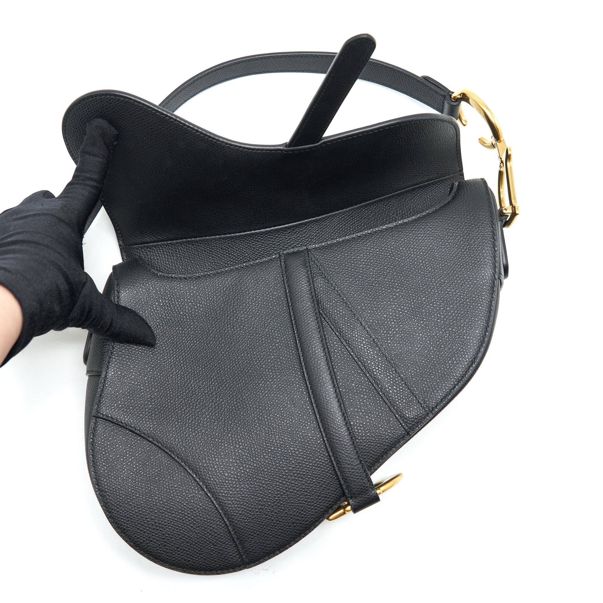 dior-medium-saddle-bag-grained-calfskin-black-ghw-1