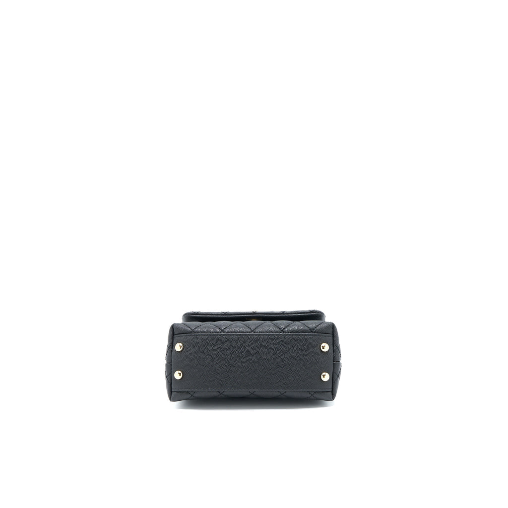 chanel-mini-coco-handle-caviar-black-burgundy-handle-lghw