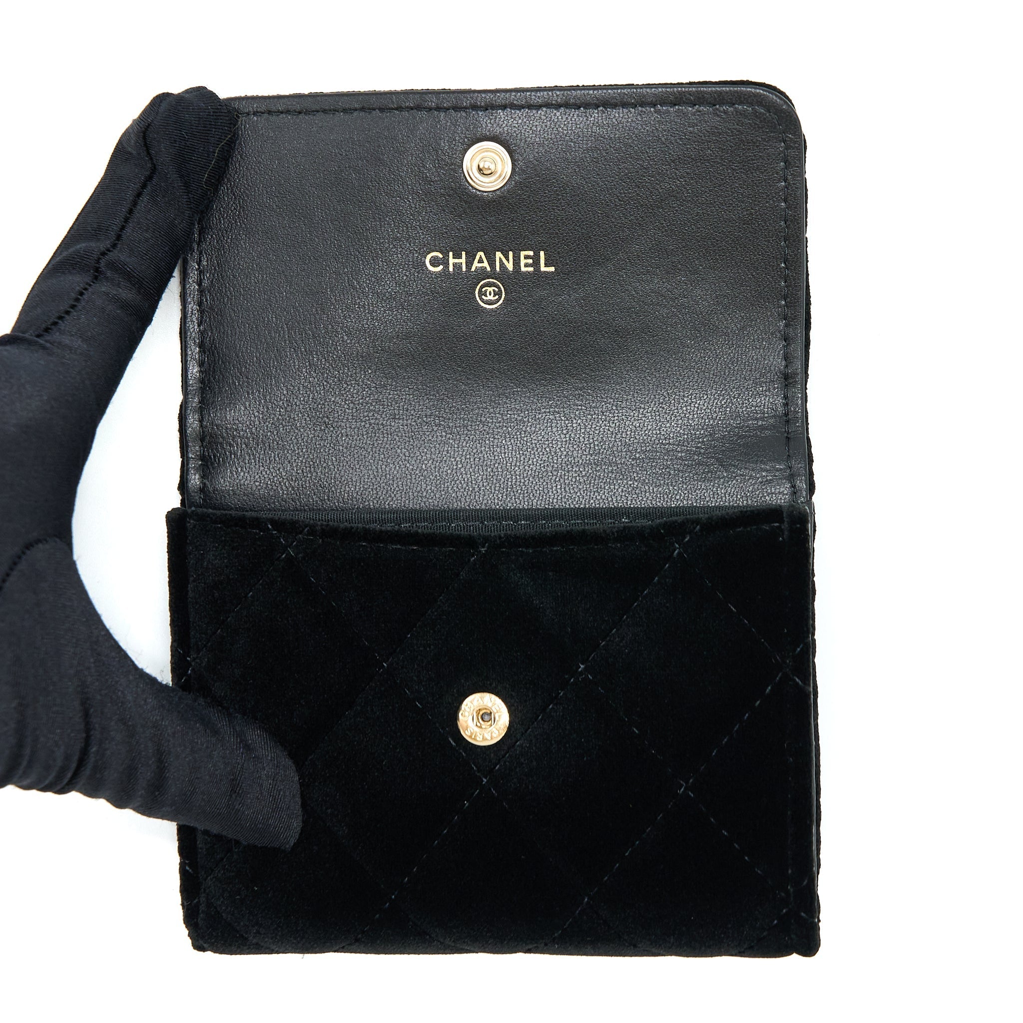 chanel-small-flap-wallet-velvet-black-lghw-1