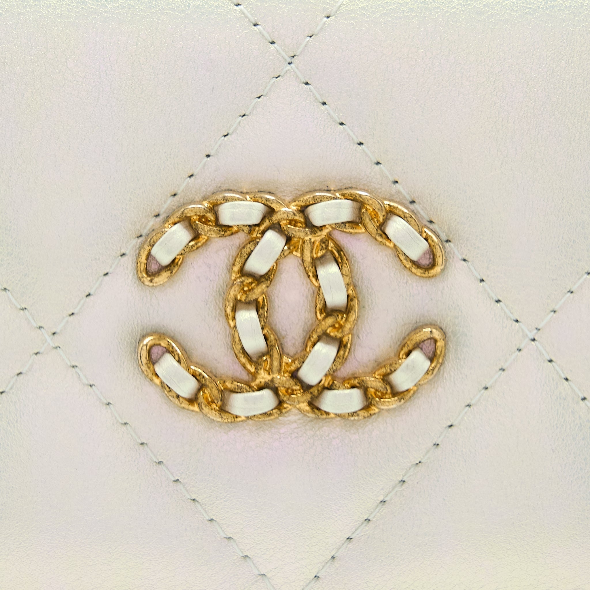 chanel-19-phone-pouch-with-chain-iridescent-whtie-ghw