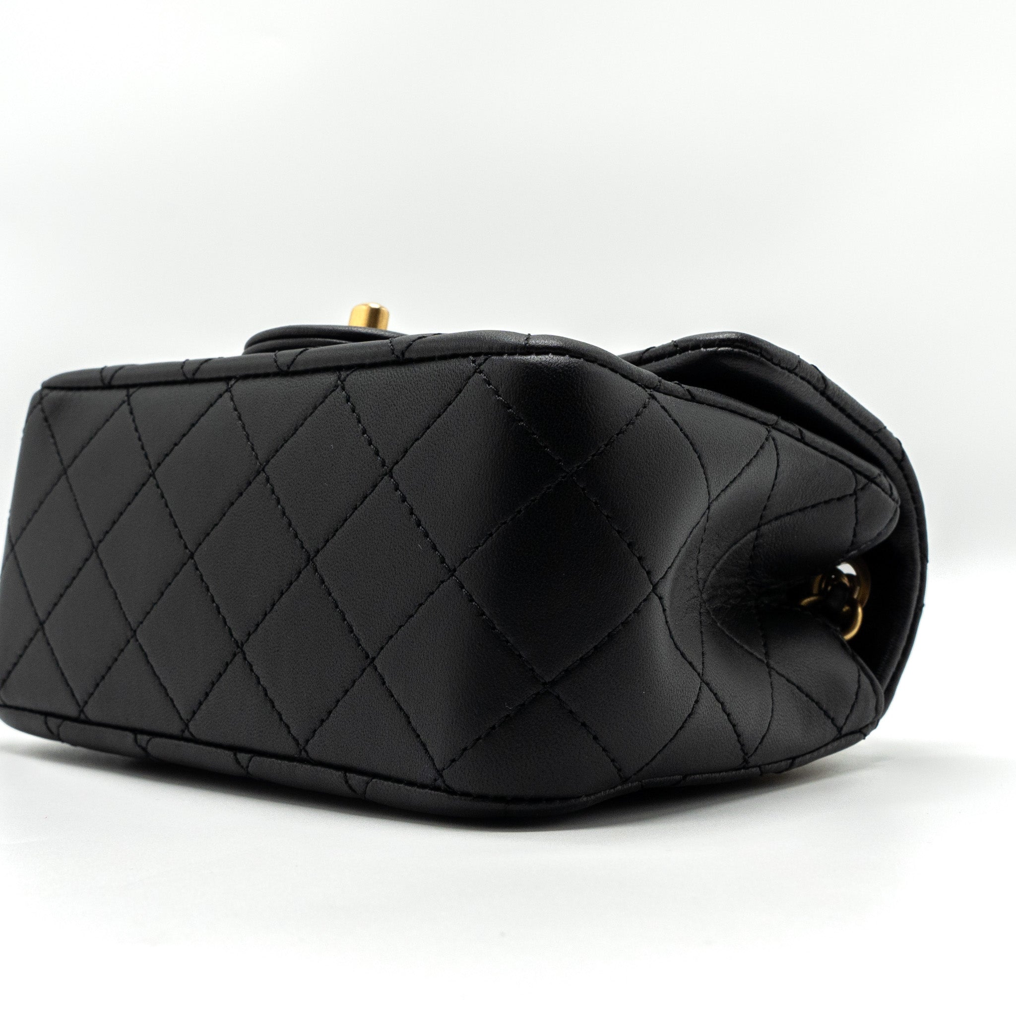 chanel-23k-pearl-crush-mini-square-flap-bag-lambskin-black-ghw-microchip