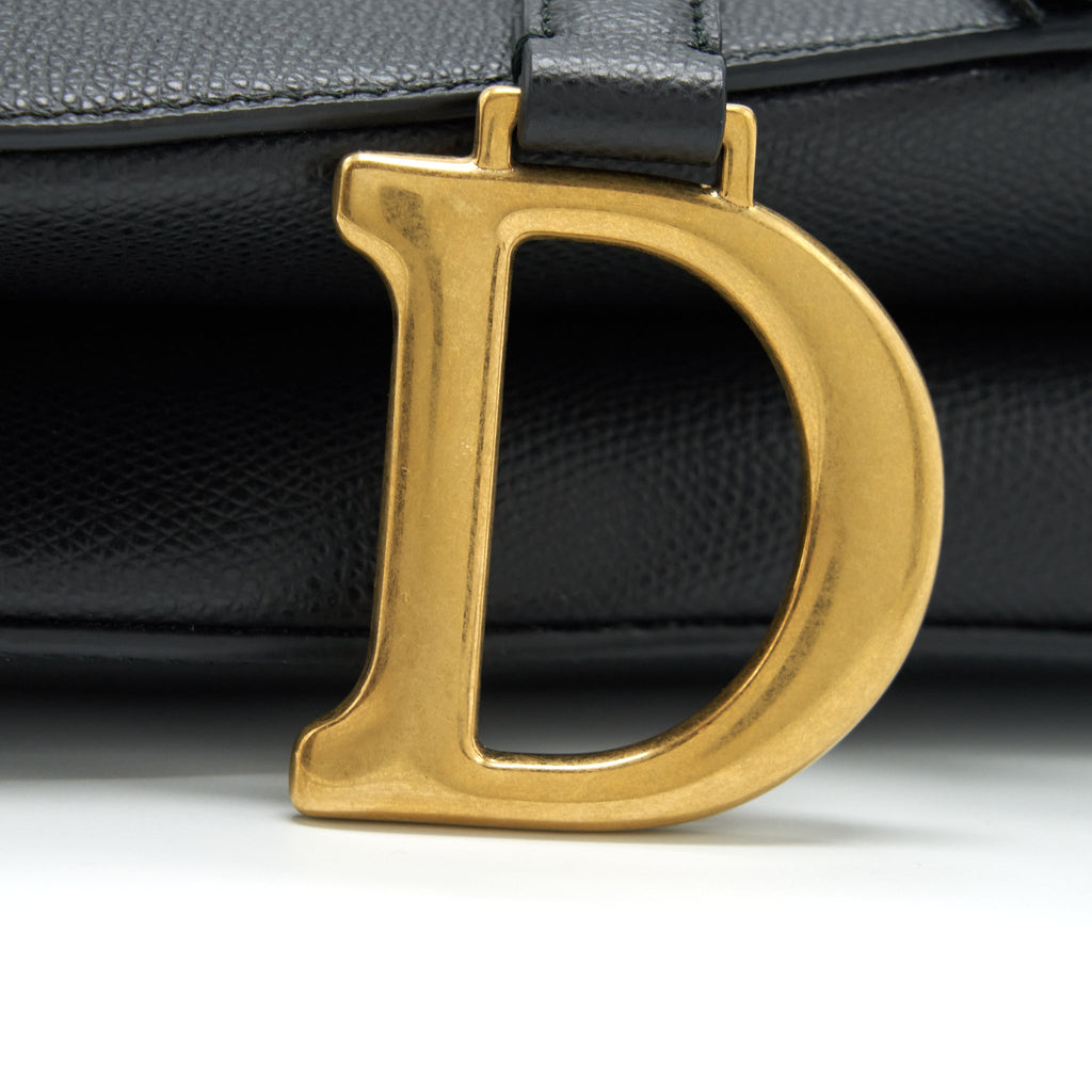 dior-medium-saddle-bag-grained-calfskin-black-ghw-1