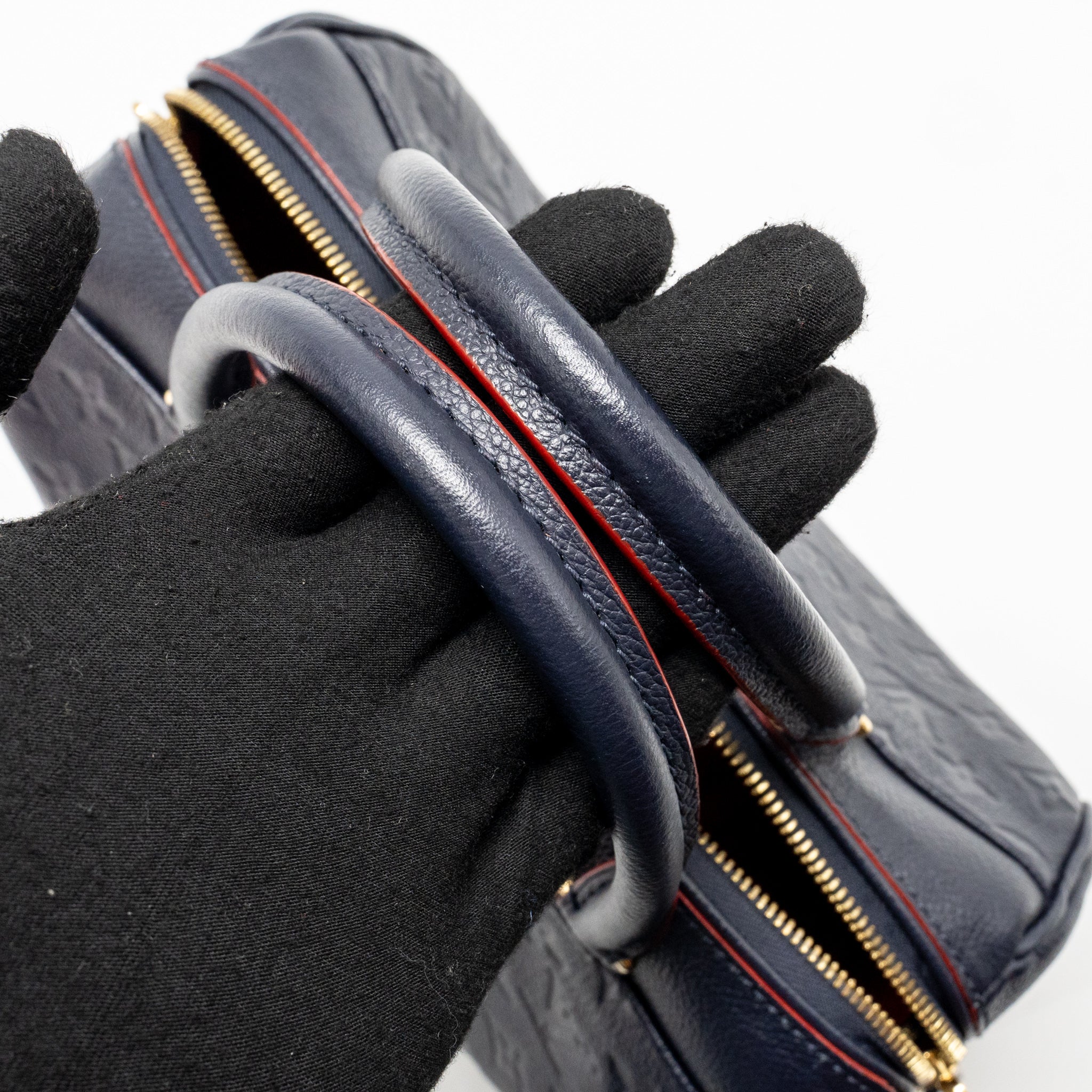 louis-vuitton-speedy-25-bandouliere-monogram-empreinte-navy-red-ghw-1