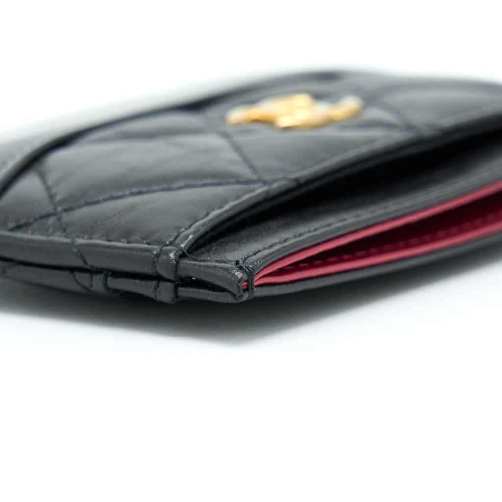 chanel-gabrielle-card-holder-aged-calfskin-black-ghw