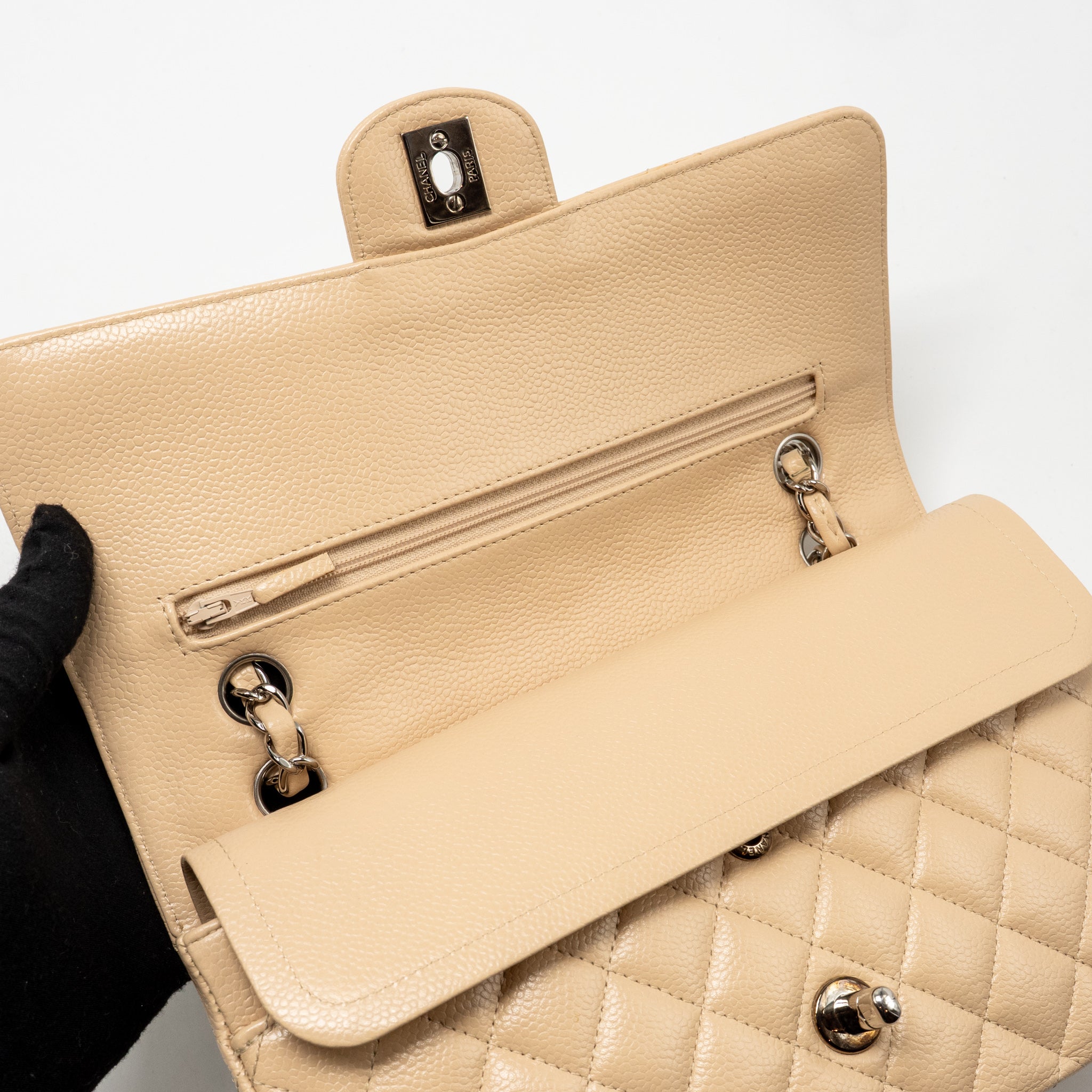 chanel-medium-classic-double-flap-bag-caviar-beige-lghw-1