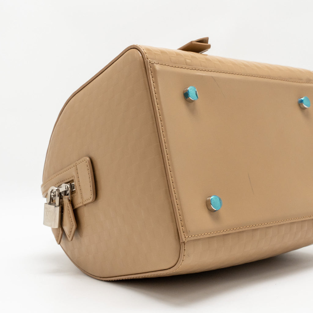 louis-vuitton-speedy-cube-mm-damier-facette-patent-leather-beige-shw-copy