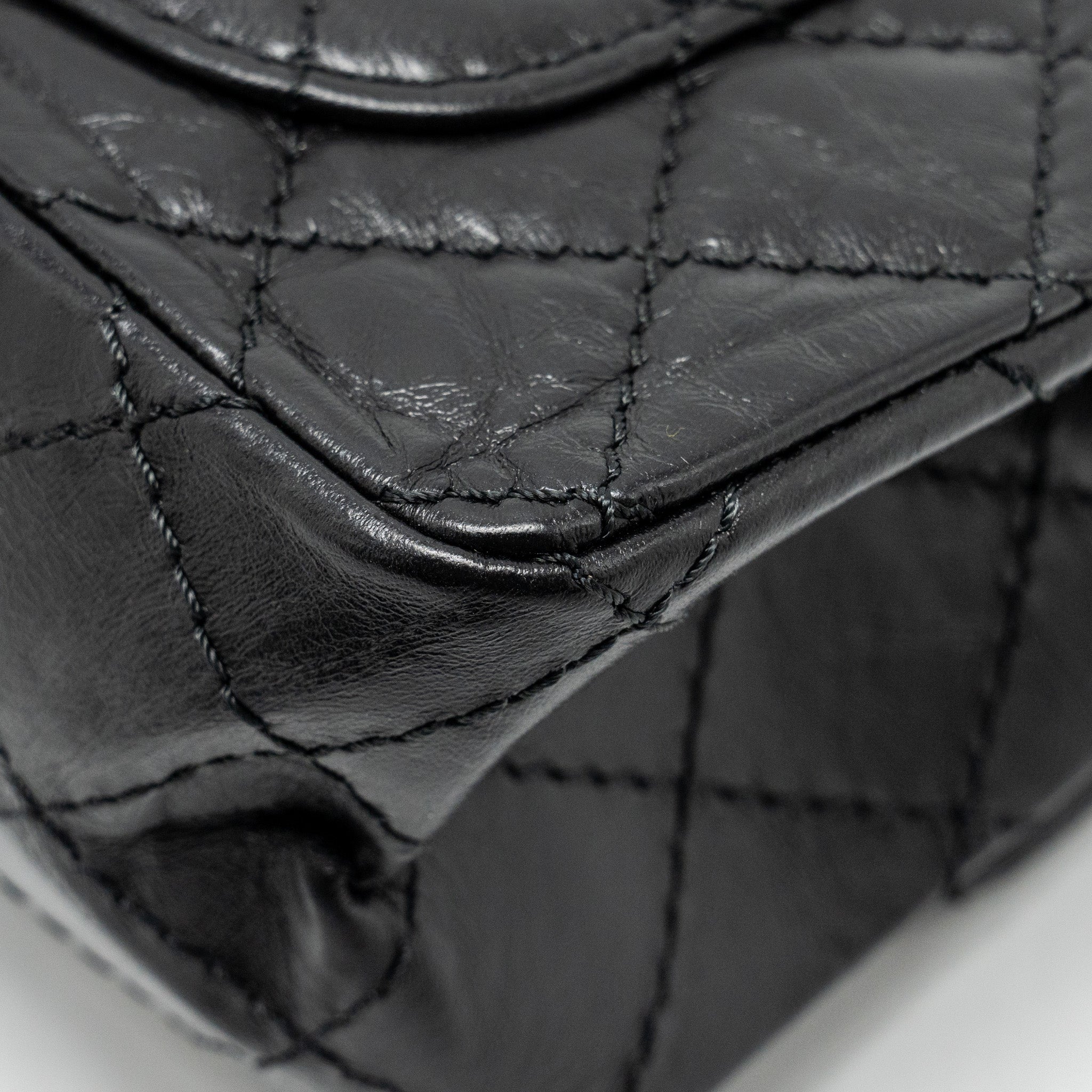 chanel-mini-2-55-reissue-aged-calfskin-black-ghw-copy