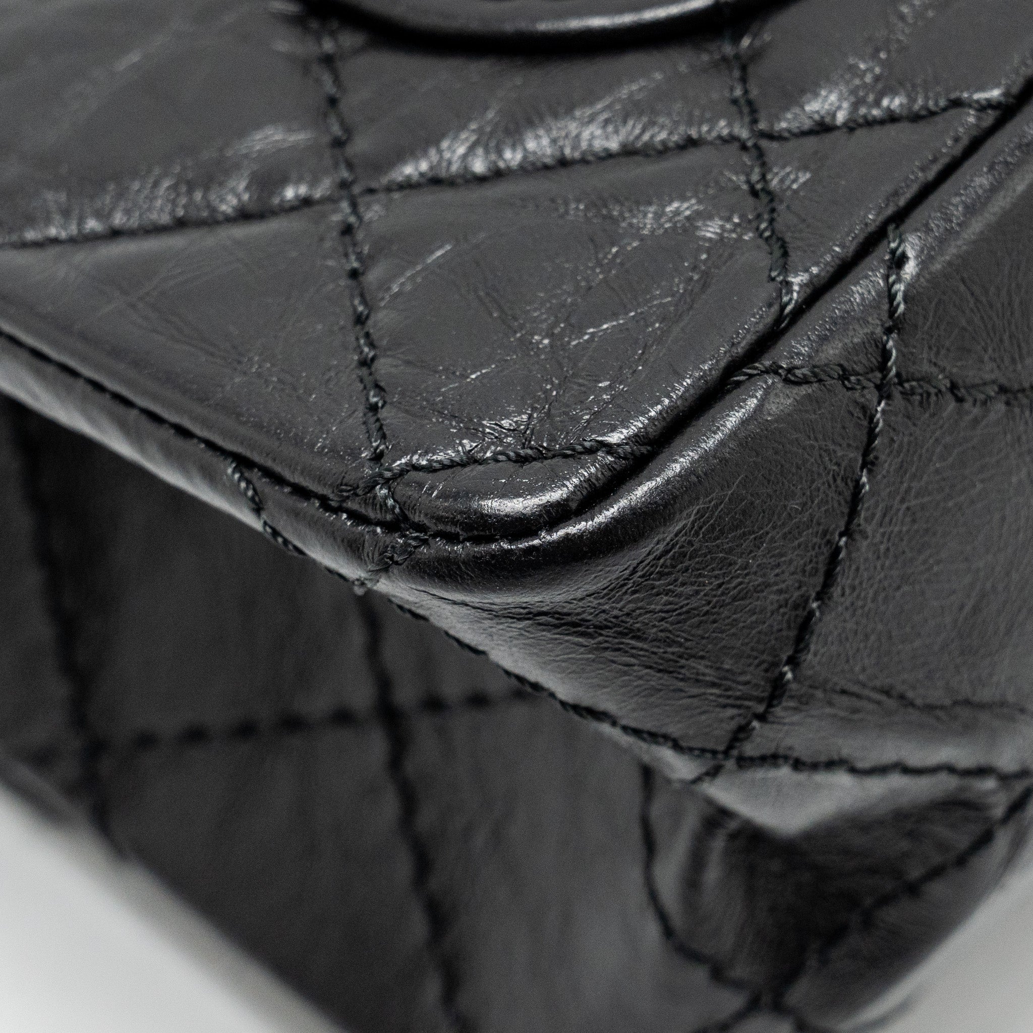 chanel-mini-2-55-reissue-aged-calfskin-black-ghw-copy