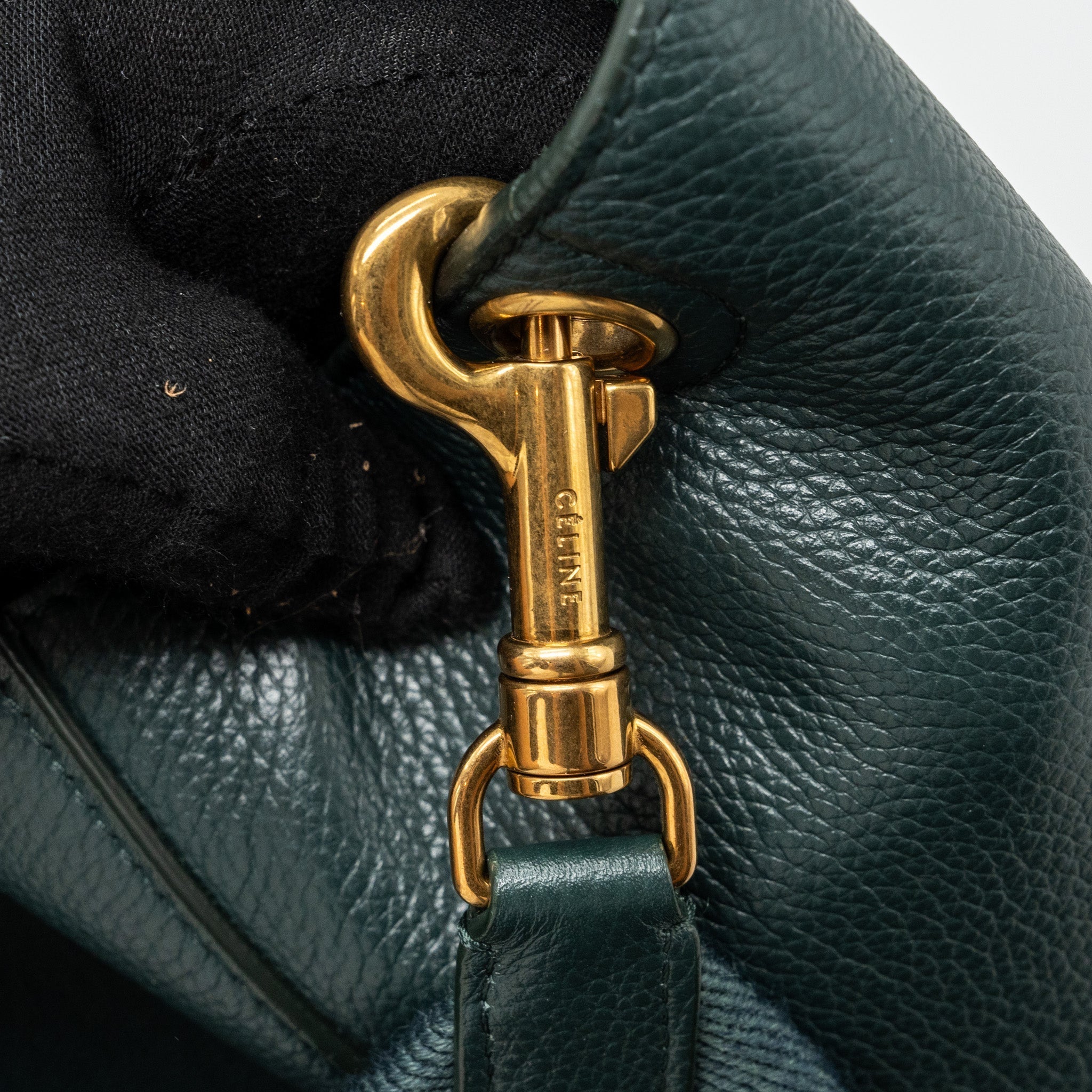 celine-sangle-bucket-bag-calfskin-dark-green-ghw-2