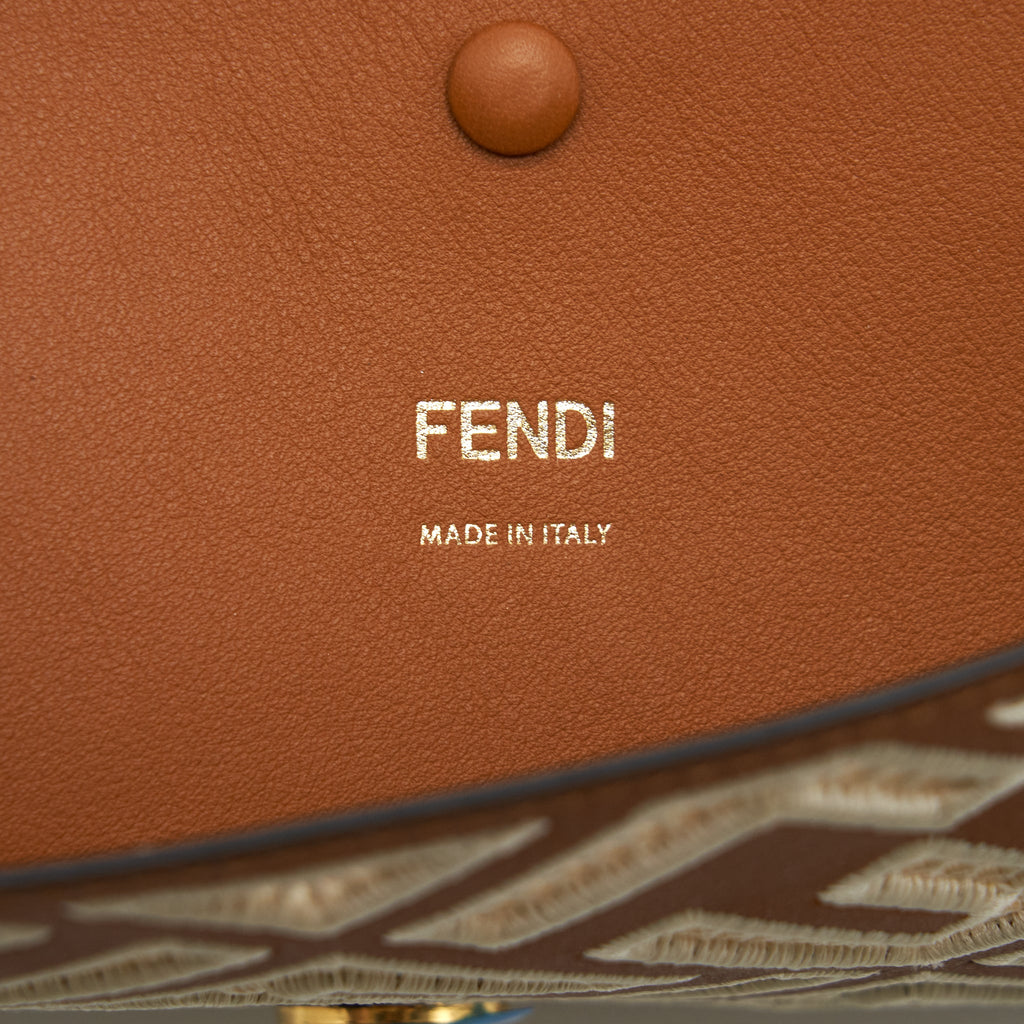 fendi-baguette-calfskin-brown-and-white-ghw