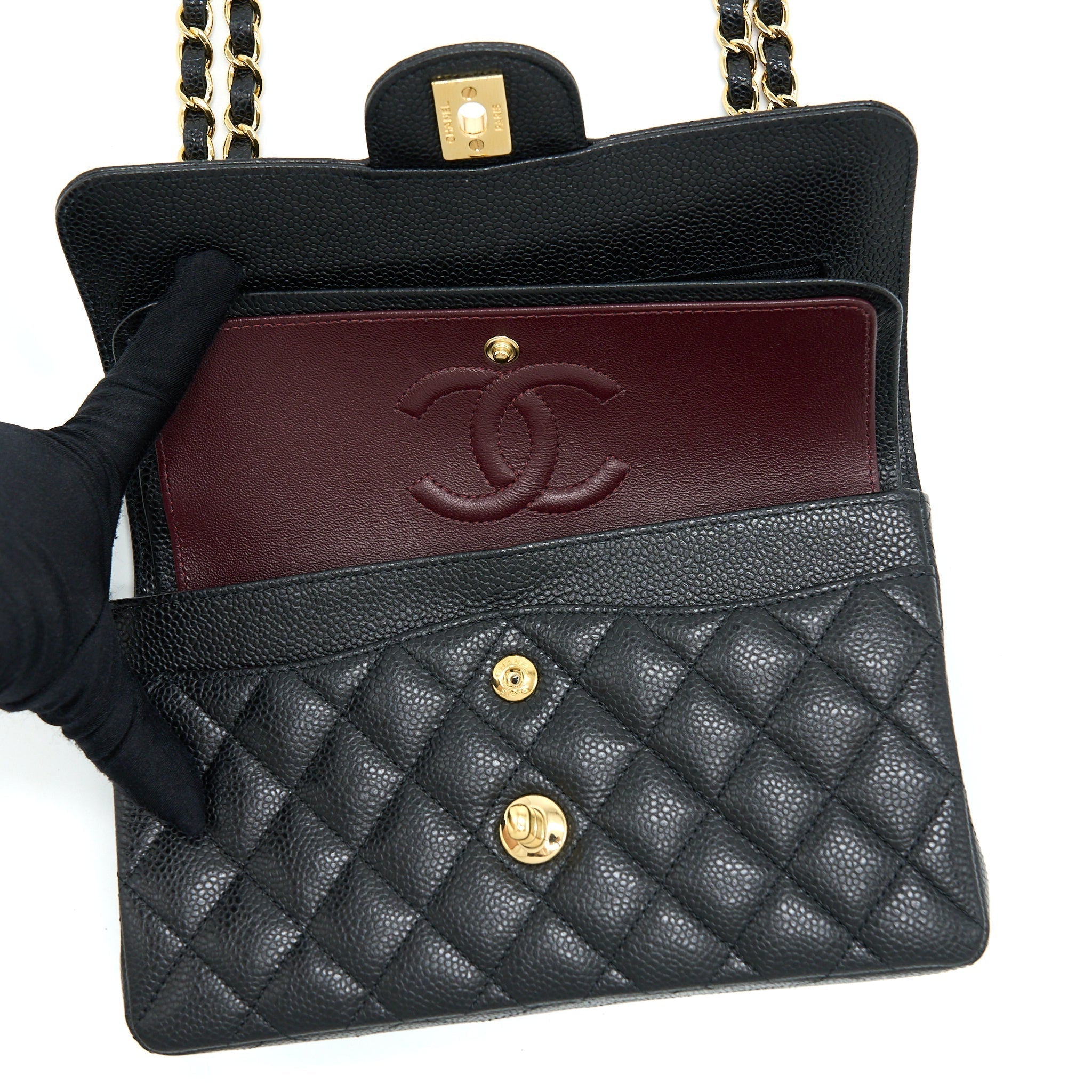 chanel-small-classic-double-flap-bag-caviar-black-ghw