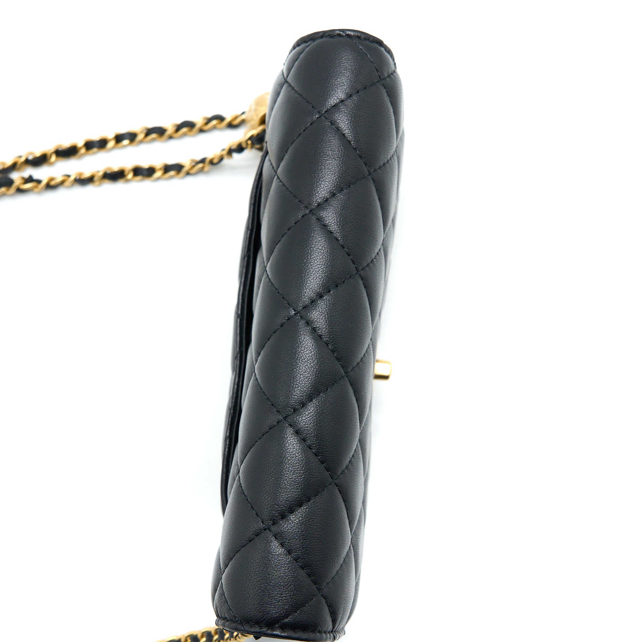 chanel-pearl-crush-wallet-on-chain-lambskin-black-ghw-microchip-7