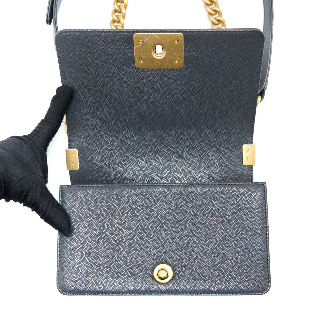 chanel-small-boy-bag-chevron-caviar-dark-grey-brushed-ghw-microchip