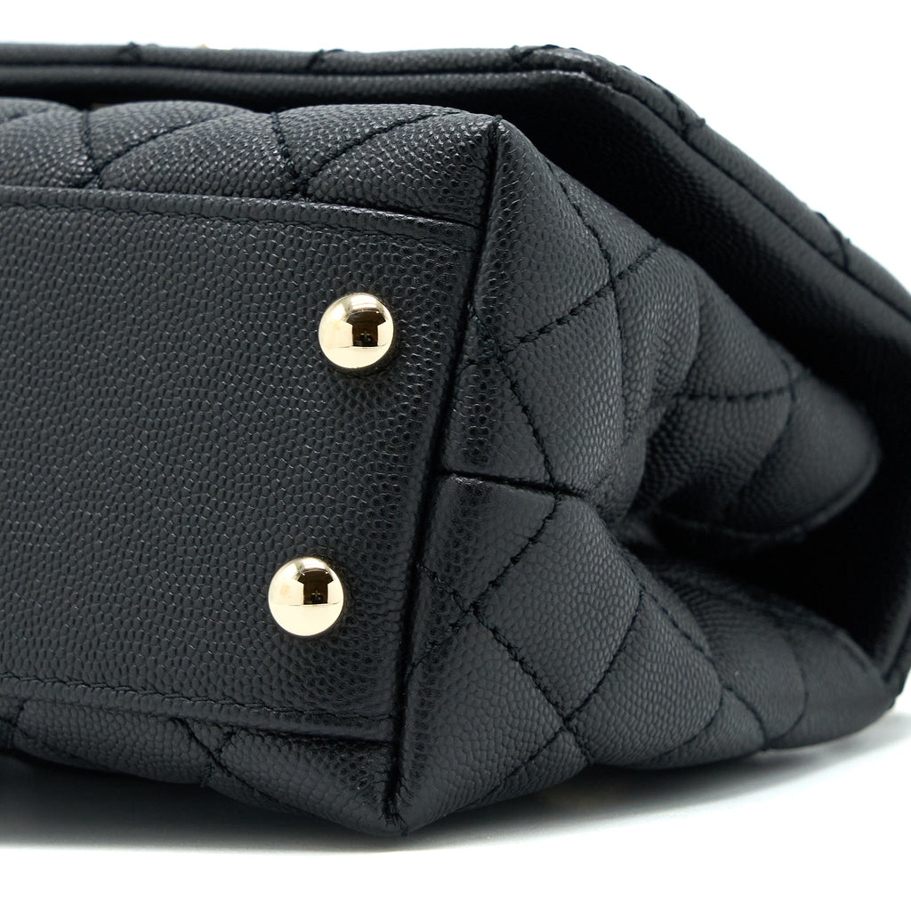 chanel-mini-coco-handle-caviar-black-burgundy-handle-lghw