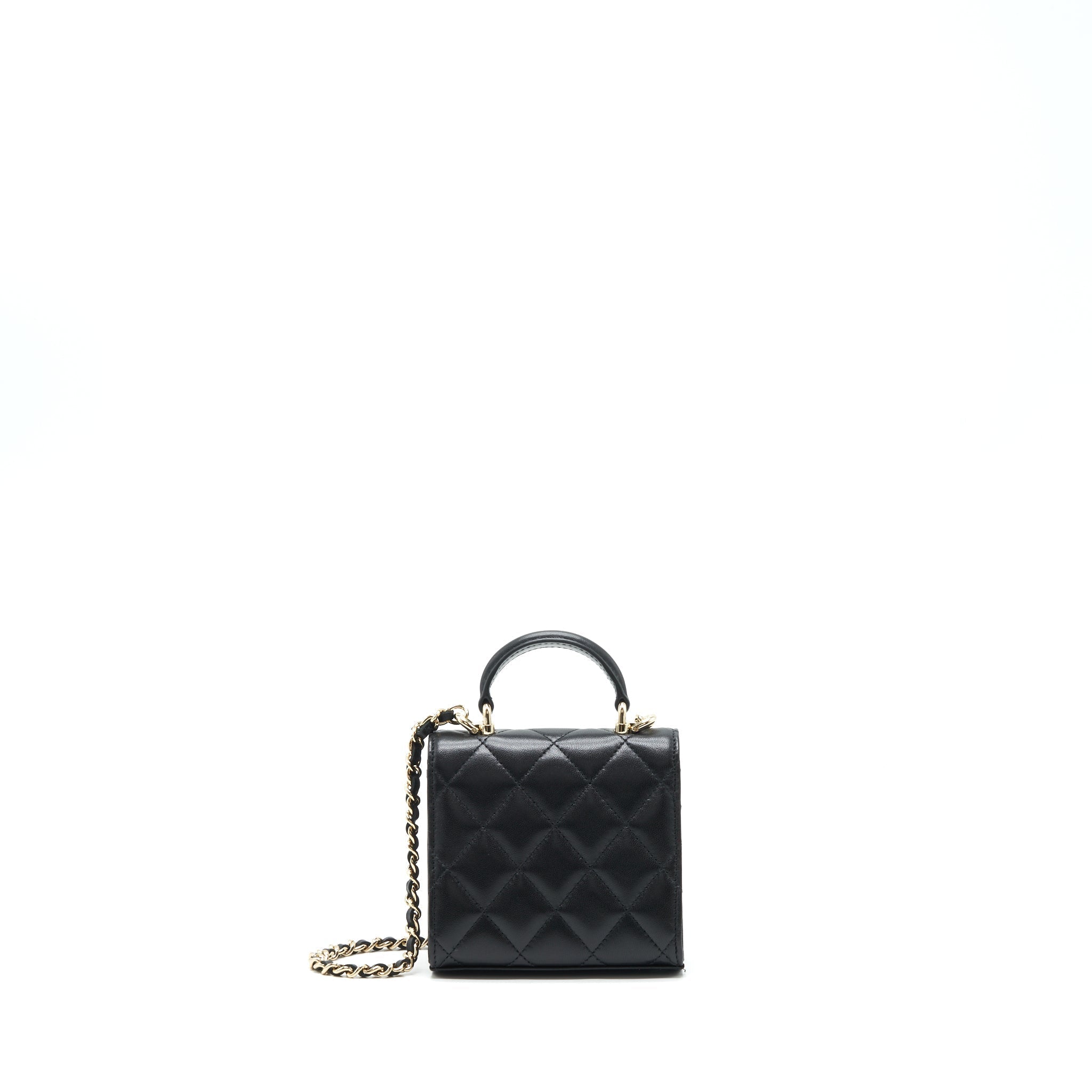 chanel-22p-top-handle-mini-flap-bag-with-chain-lambskin-black-lghw-1