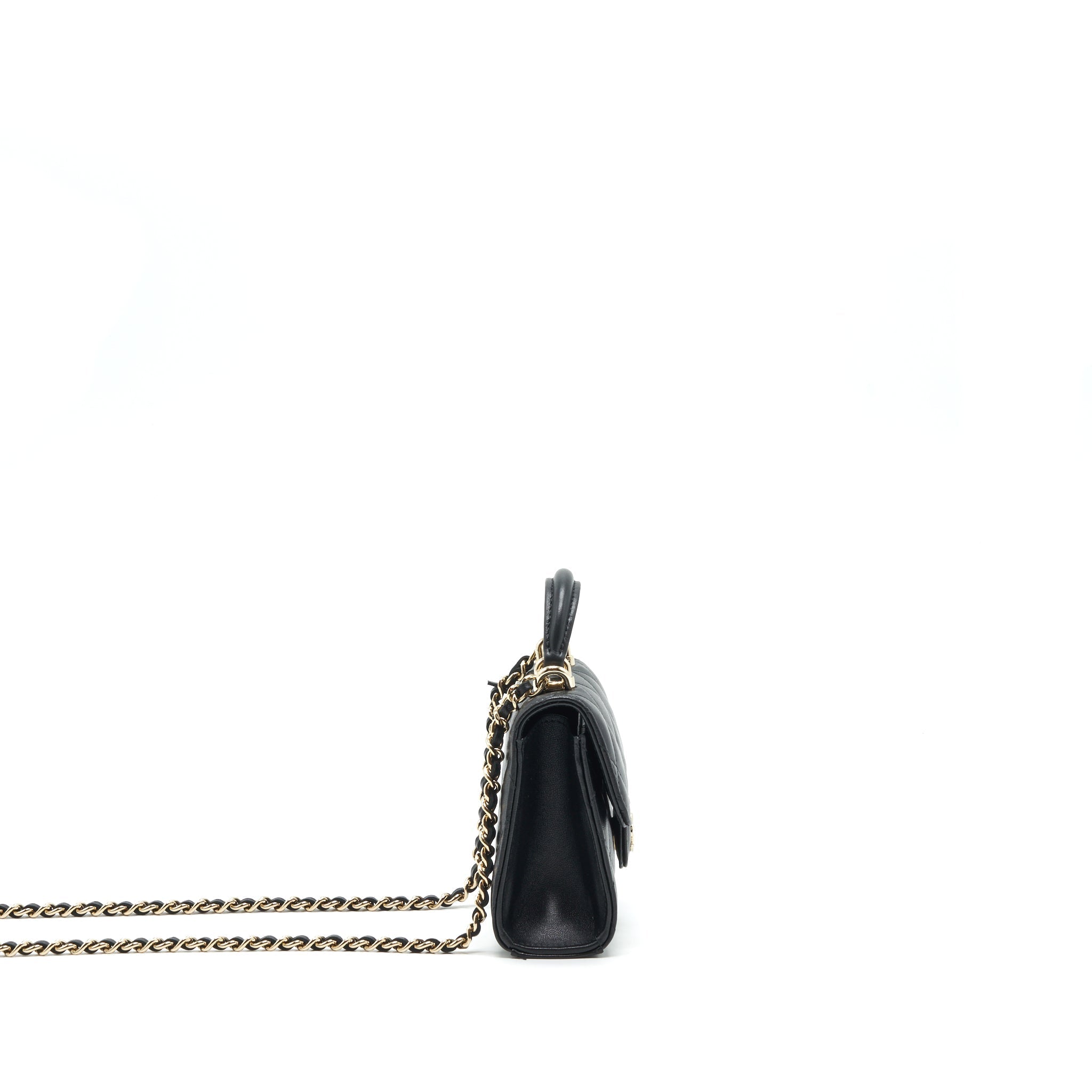 chanel-22p-top-handle-mini-flap-bag-with-chain-lambskin-black-lghw-1