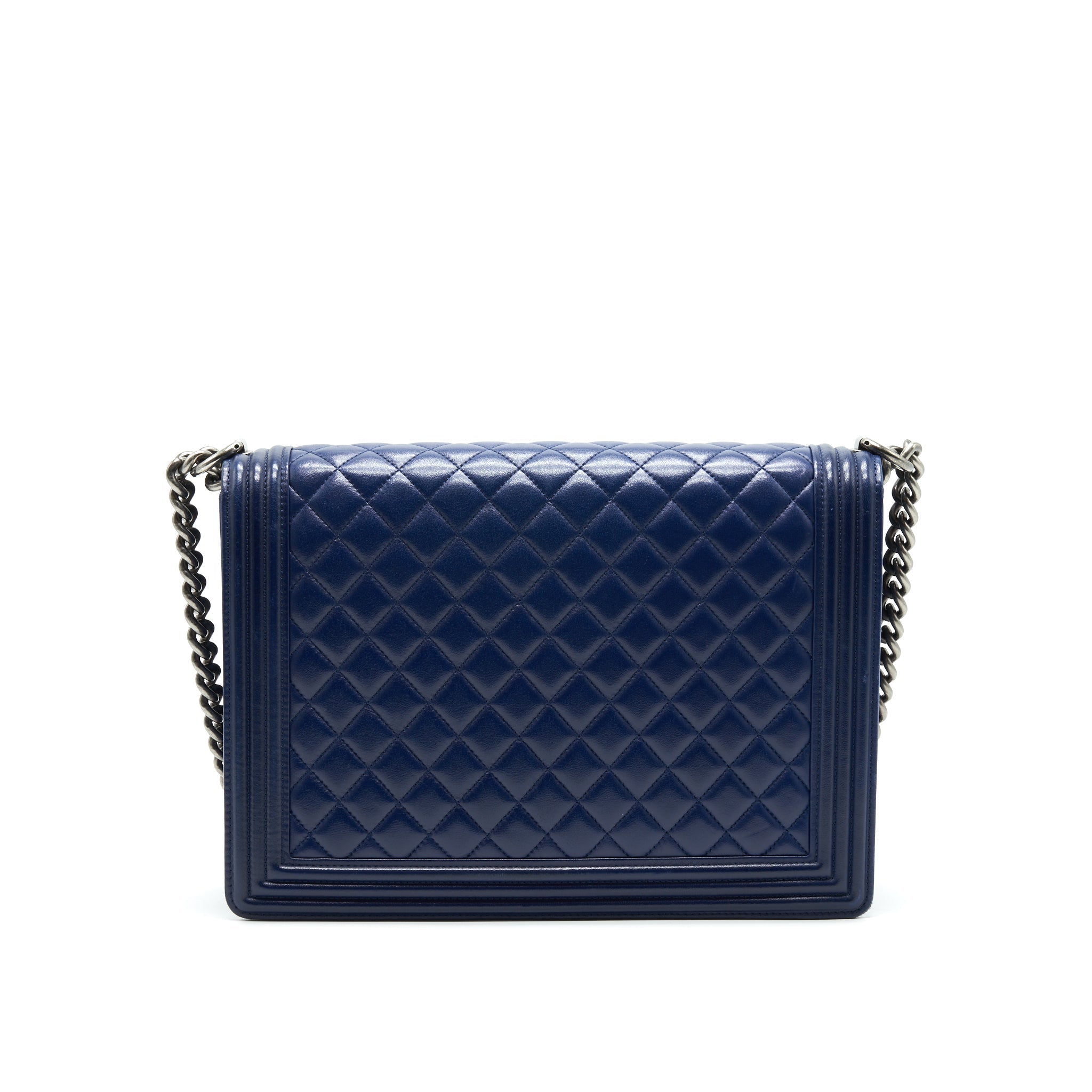 chanel-large-le-boy-calf-skin-navy-shw