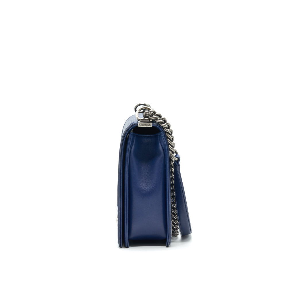 chanel-large-le-boy-calf-skin-navy-shw