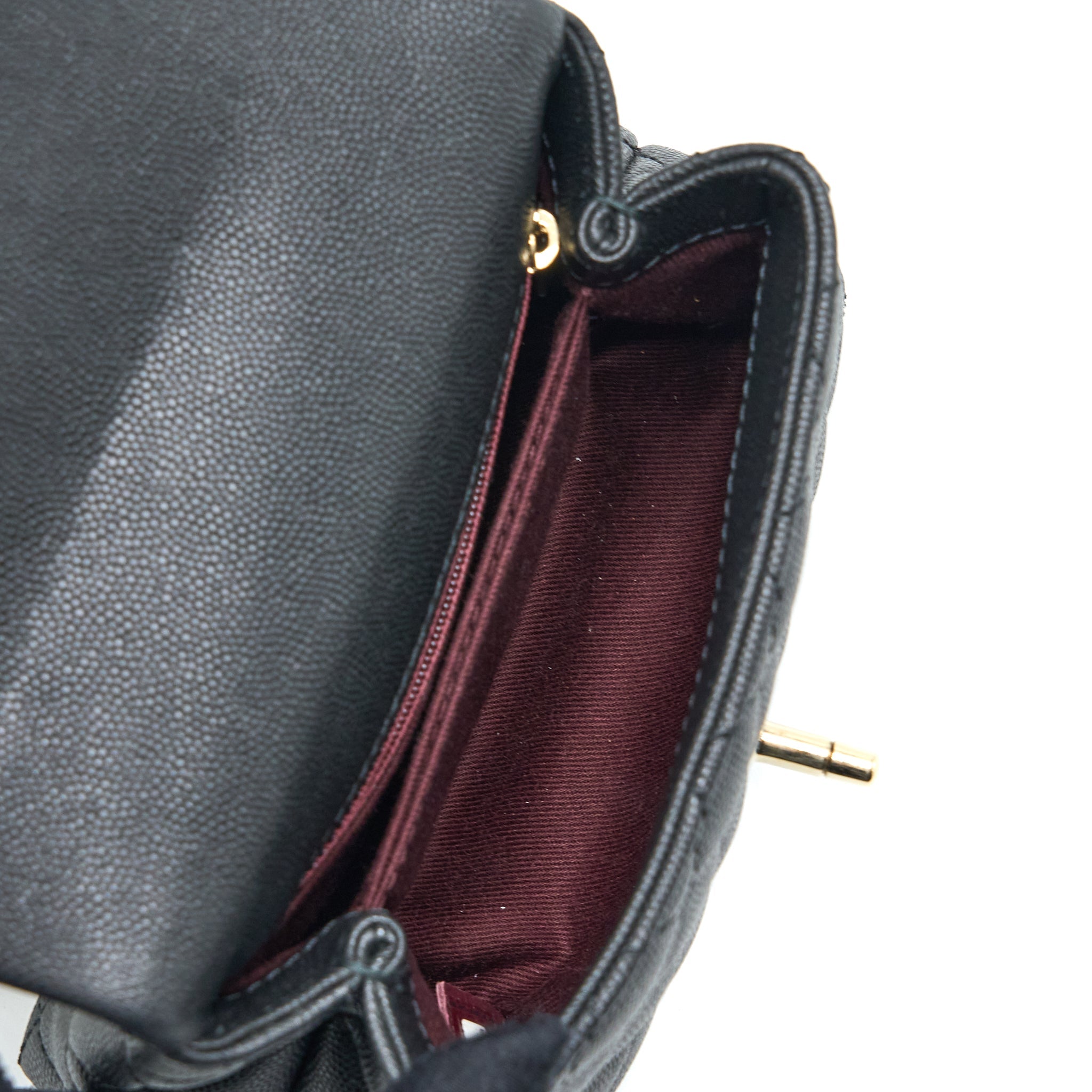 chanel-mini-coco-handle-caviar-black-burgundy-handle-lghw