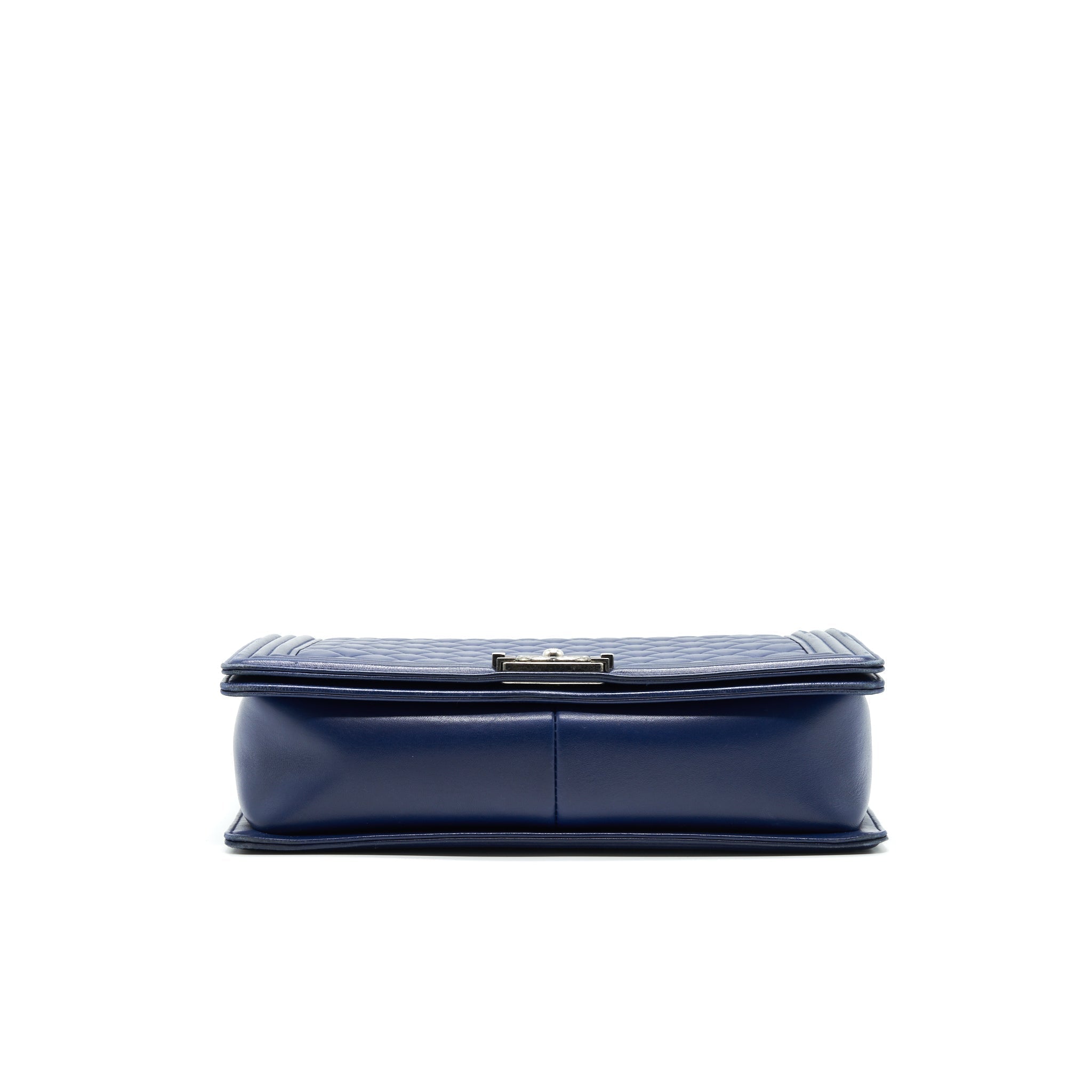 chanel-large-le-boy-calf-skin-navy-shw