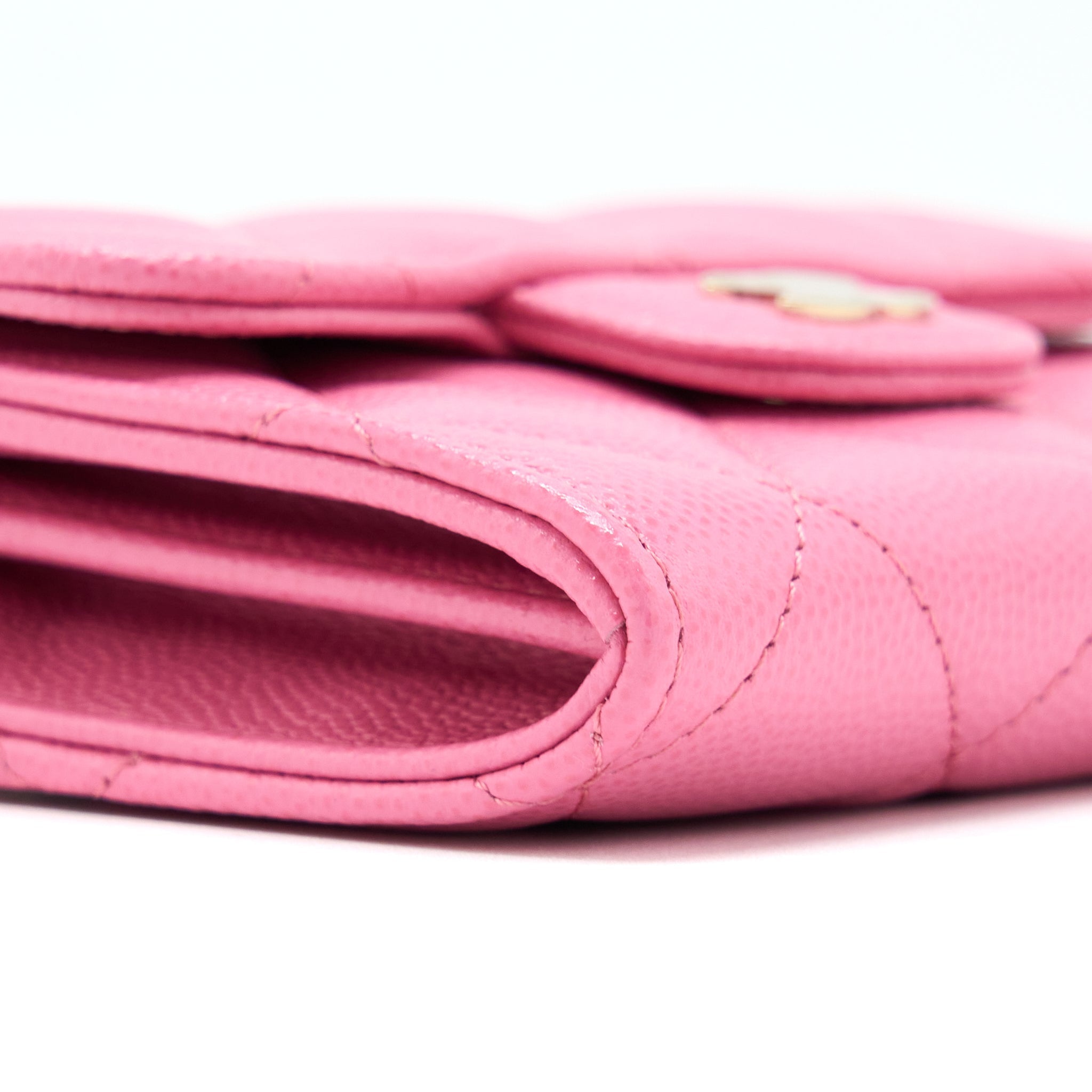 chanel-mini-flap-card-holder-caviar-pink-lghw