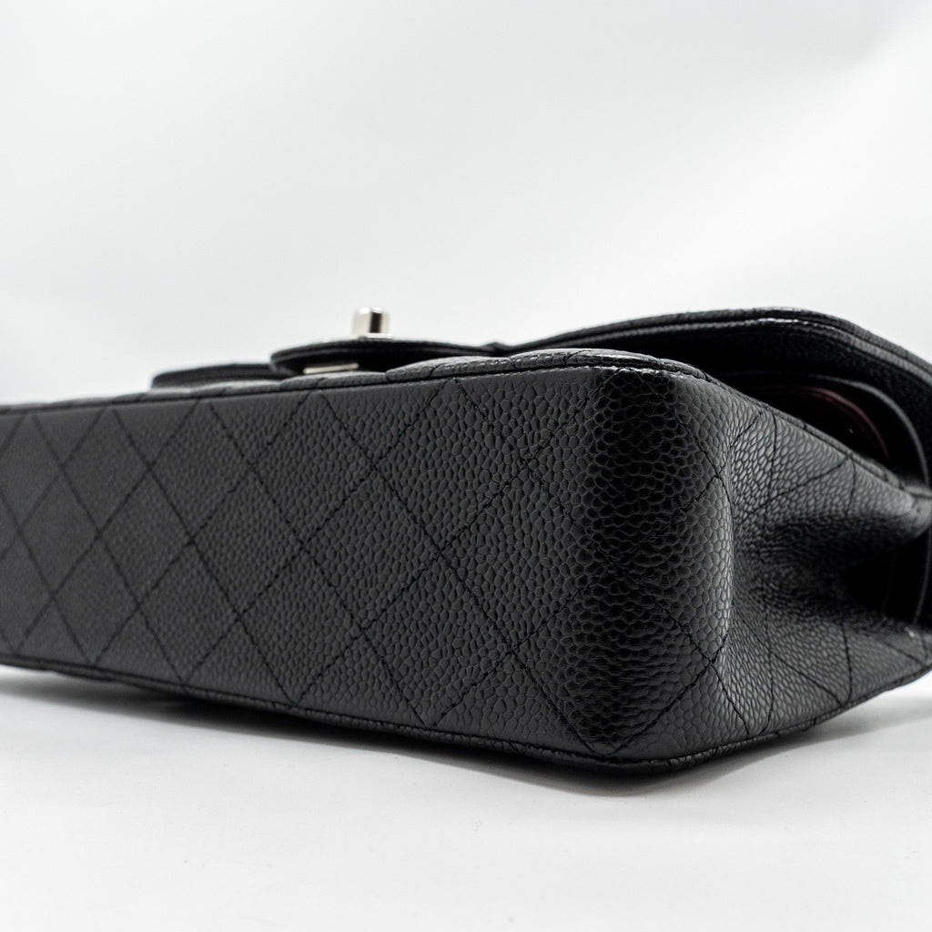 chanel-small-classic-double-flap-bag-caviar-black-shwmicrochip-2