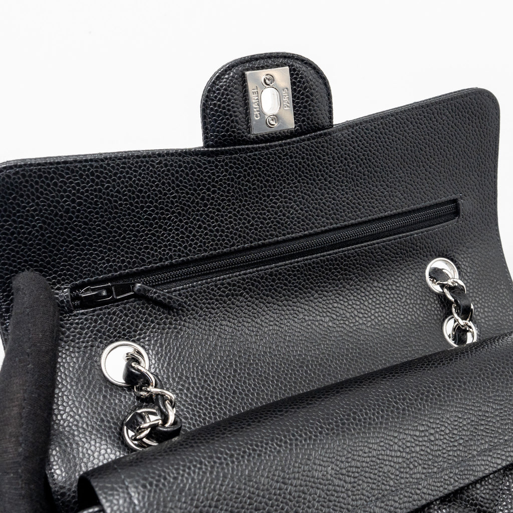 chanel-small-classic-double-flap-bag-caviar-black-shwmicrochip-1