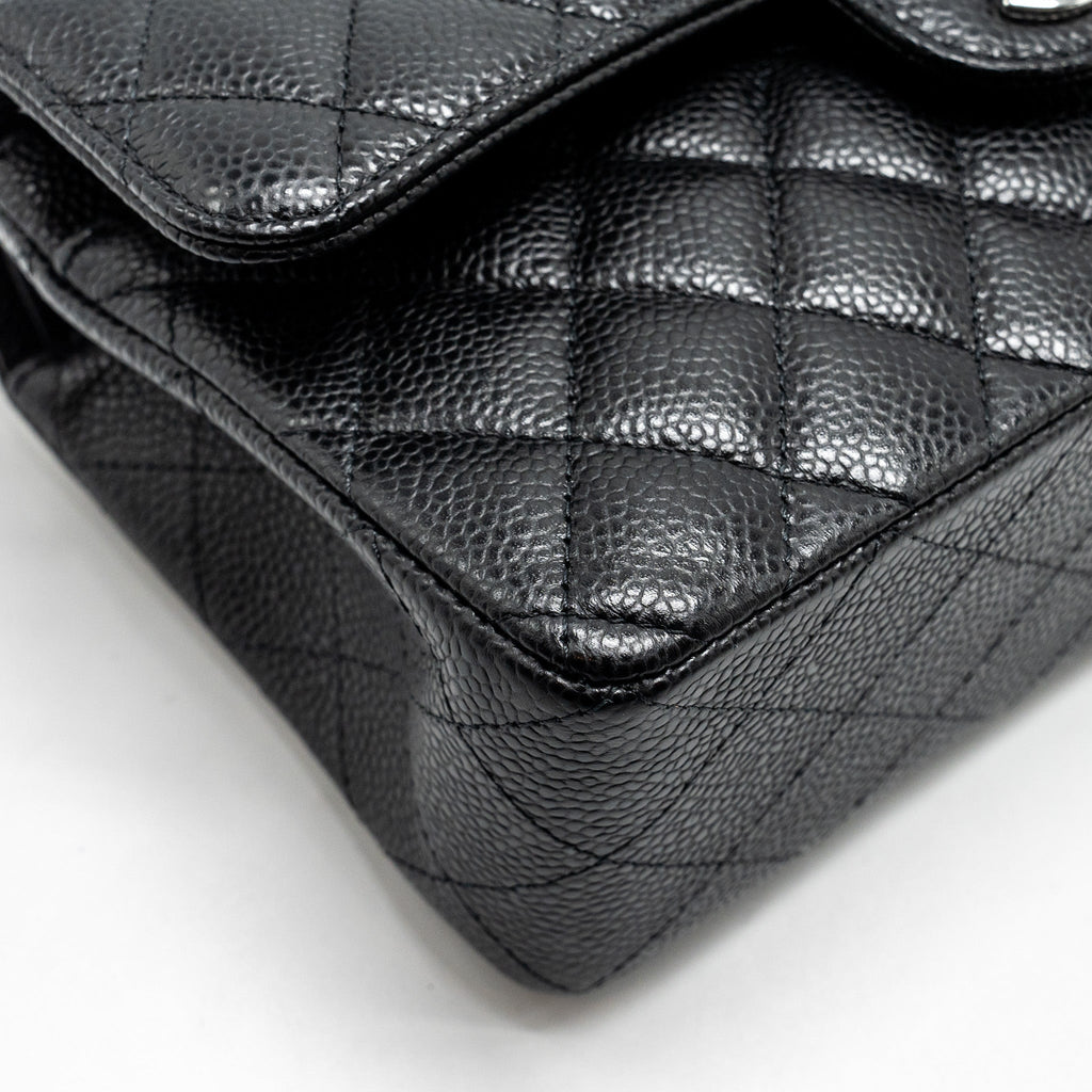 chanel-small-classic-double-flap-bag-caviar-black-shwmicrochip-2