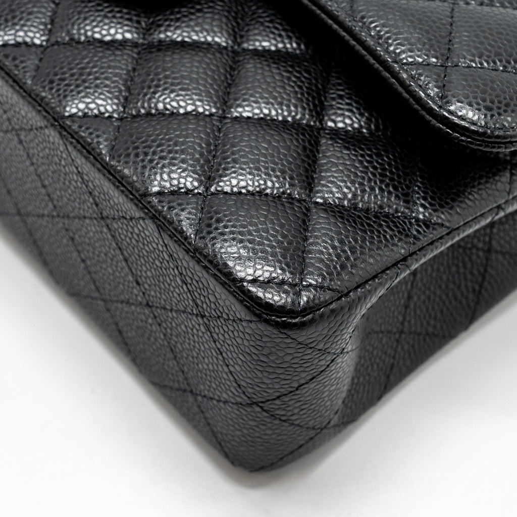 chanel-small-classic-double-flap-bag-caviar-black-shwmicrochip-2