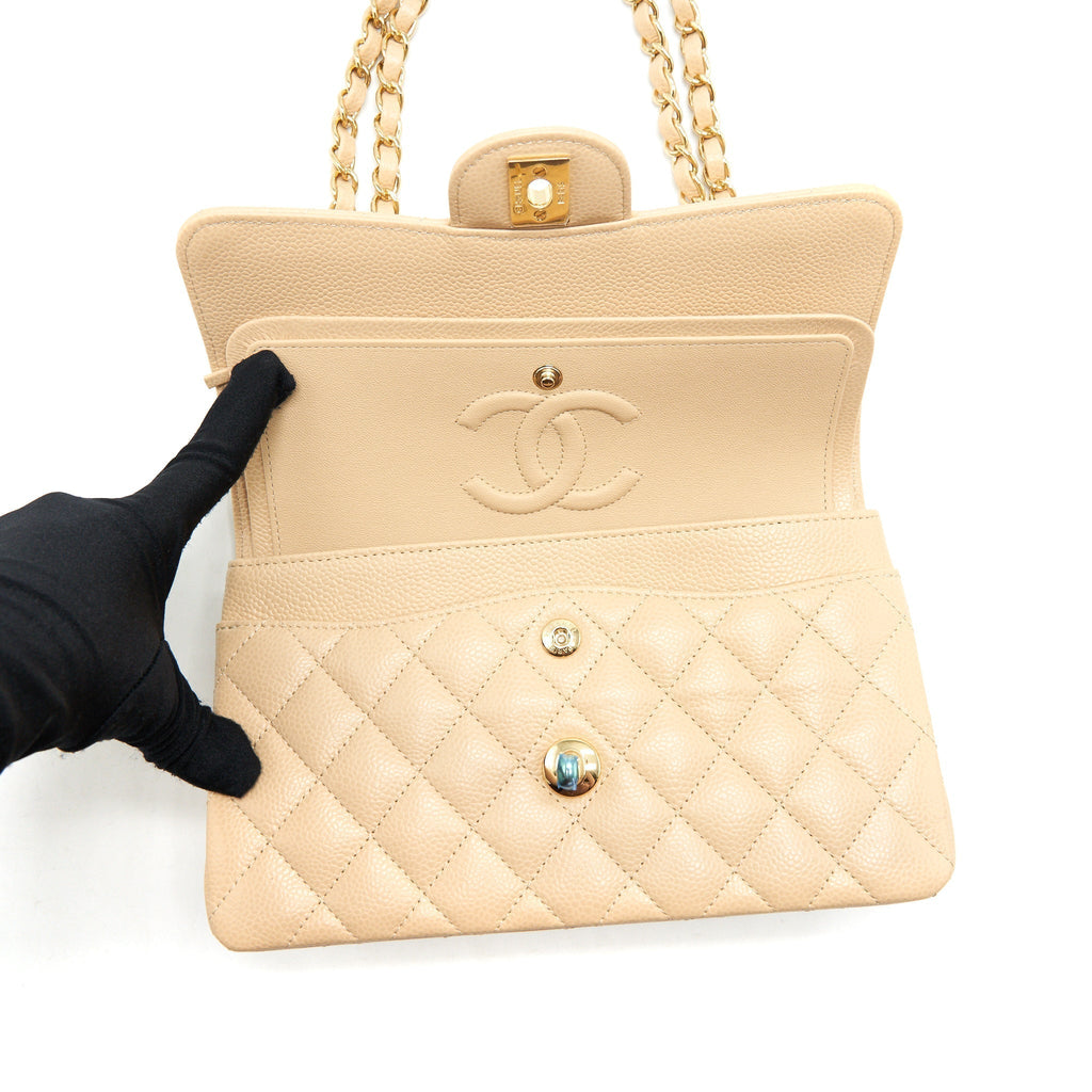 chanel-small-classic-double-flap-bag-caviar-beige-ghw