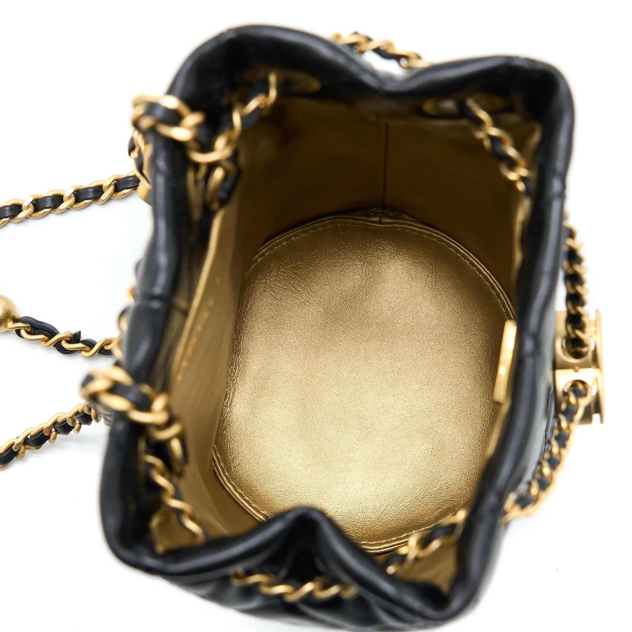 chanel-22s-pearl-crush-bucket-bag-lambskin-black-brushed-ghw-microchip-copy-copy