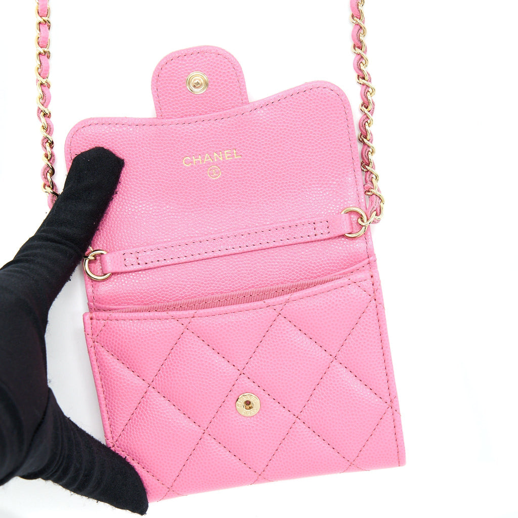 chanel-mini-flap-card-holder-caviar-pink-lghw