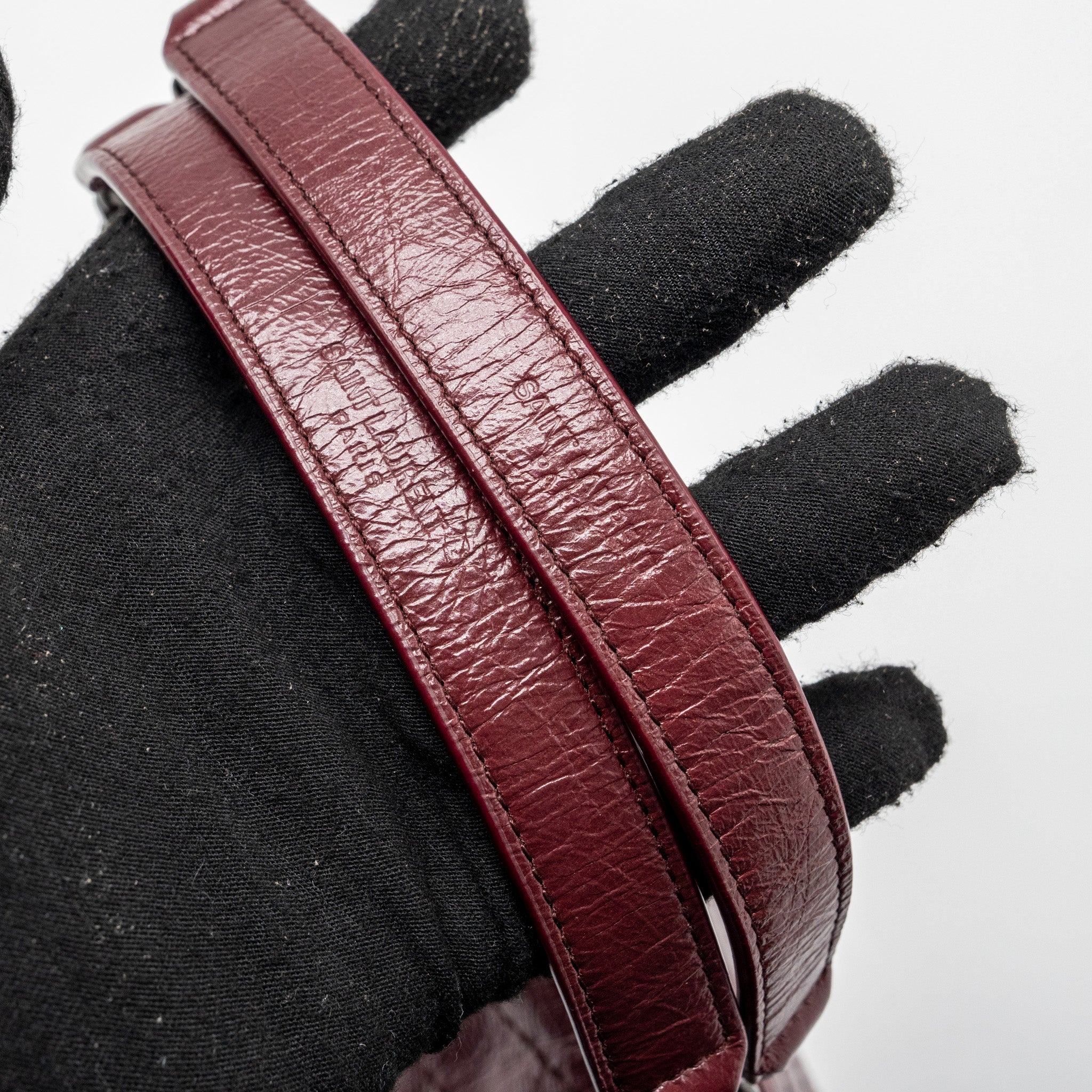 saint-laurent-niki-medium-leather-dark-red-with-ruthenium-hardware