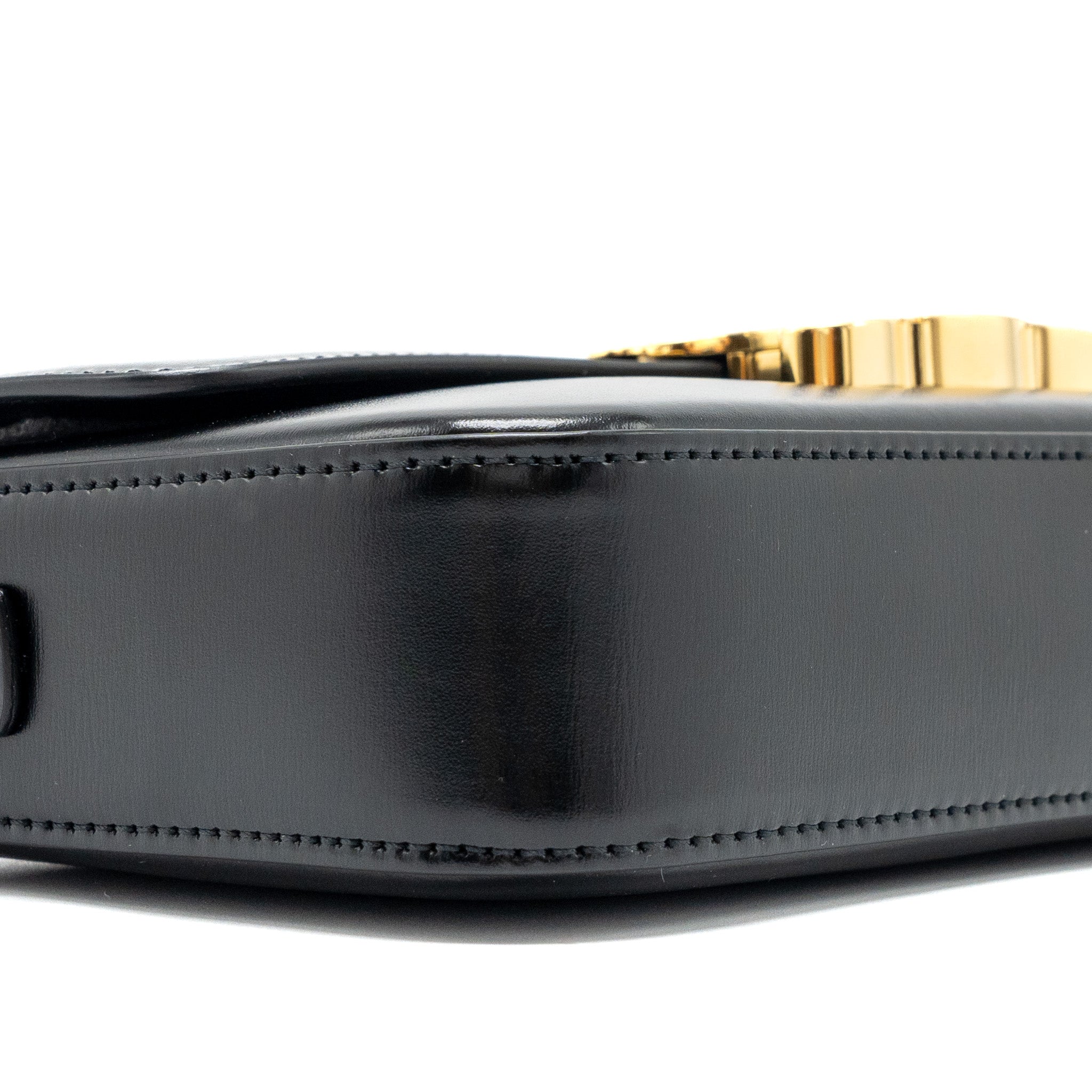 celine-triomphe-shoulder-bag-calfskin-black-ghw-1