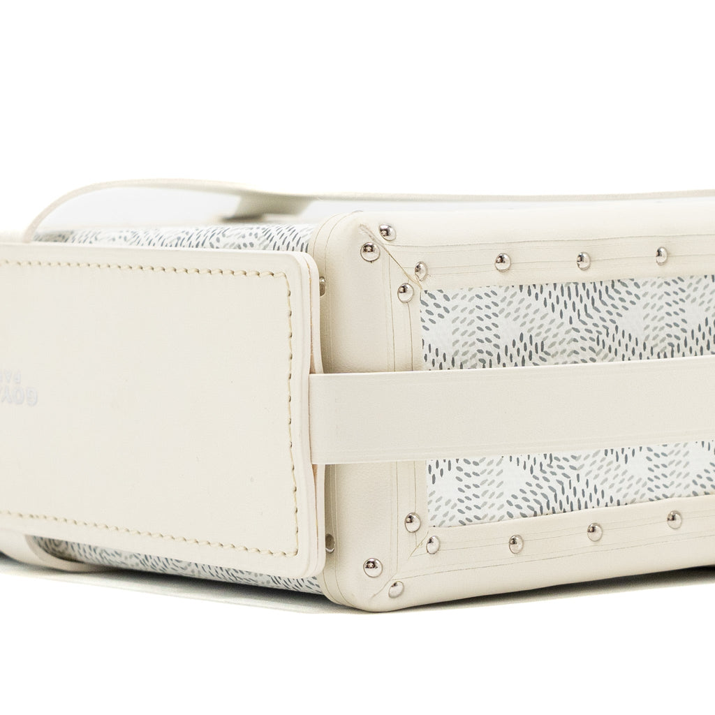 goyard-minaudiere-trunk-bag-goyardine-canvas-leather-white-shw