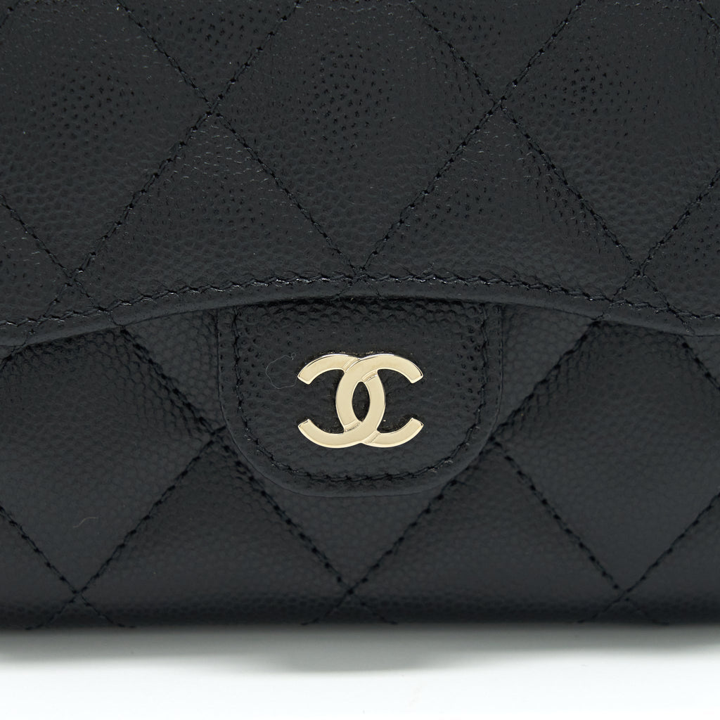 chanel-22p-card-holder-with-chains-caviar-black-lghw