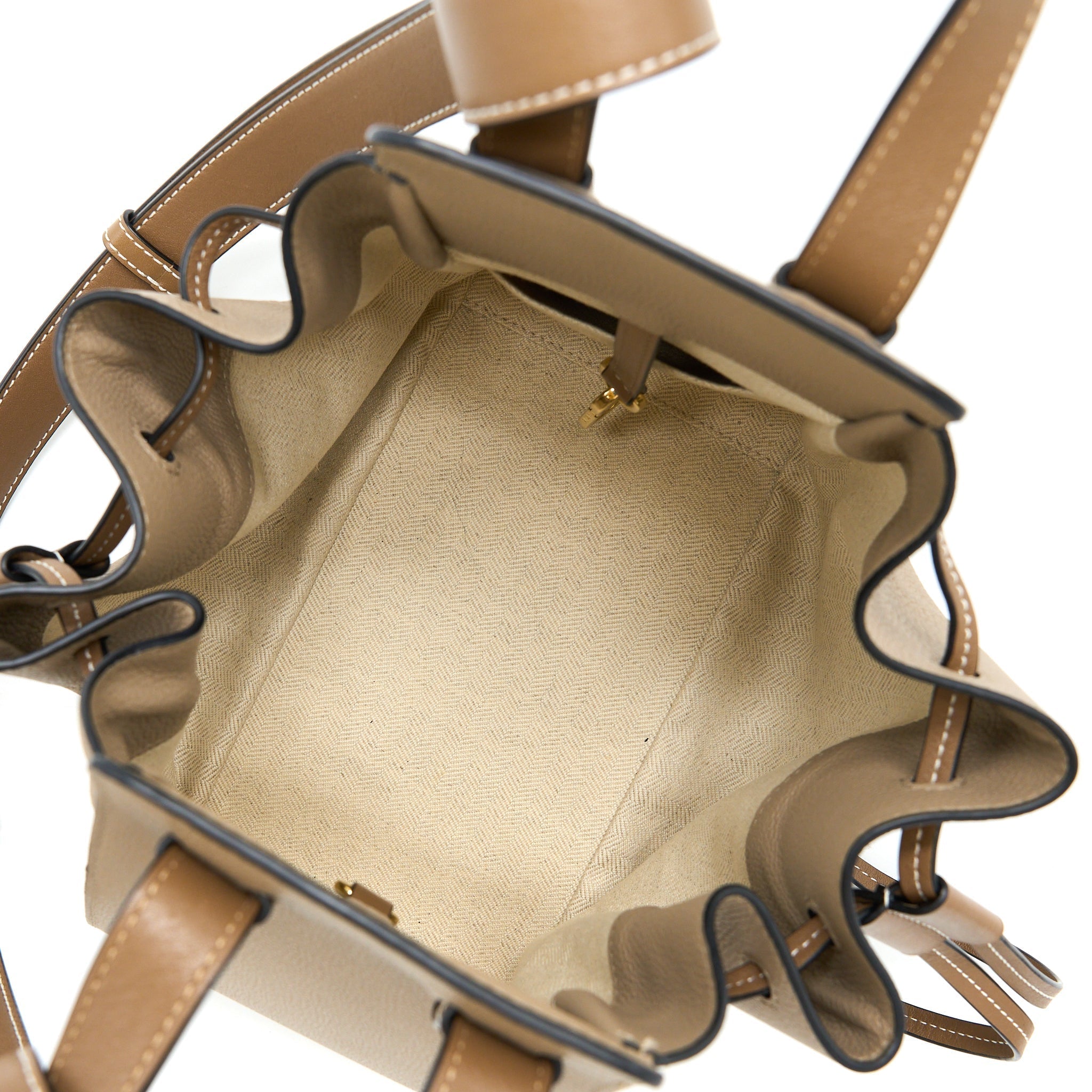 loewe-small-hammock-calfskin-sand-ghw