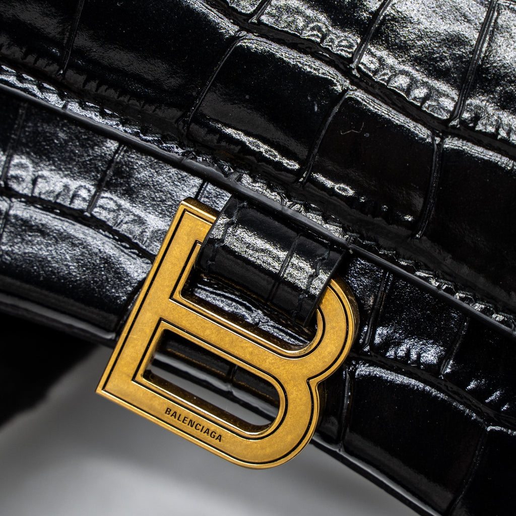 balenciaga-hourglass-small-handbag-croc-embossed-calfskin-black-ghw