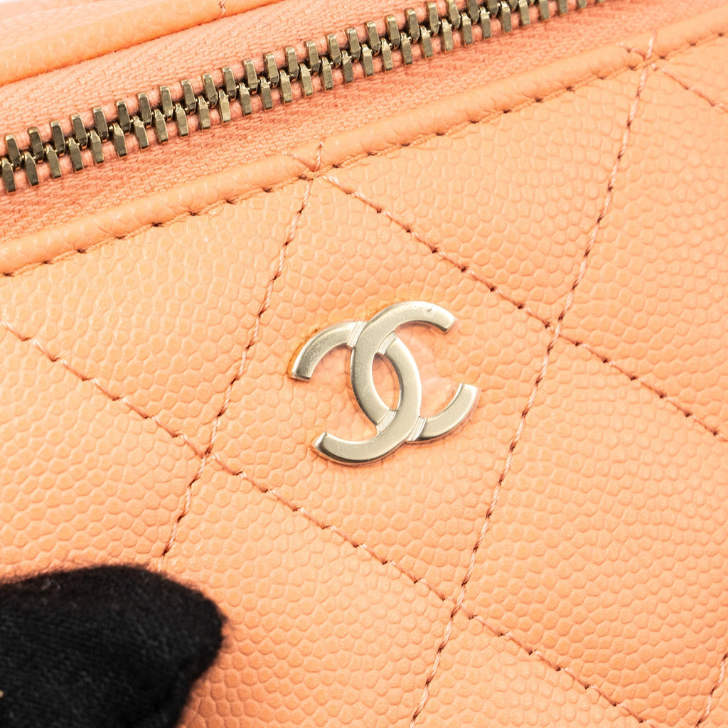 chanel-mini-vanity-with-chains-caviar-orange-pink-lghwmicrochip