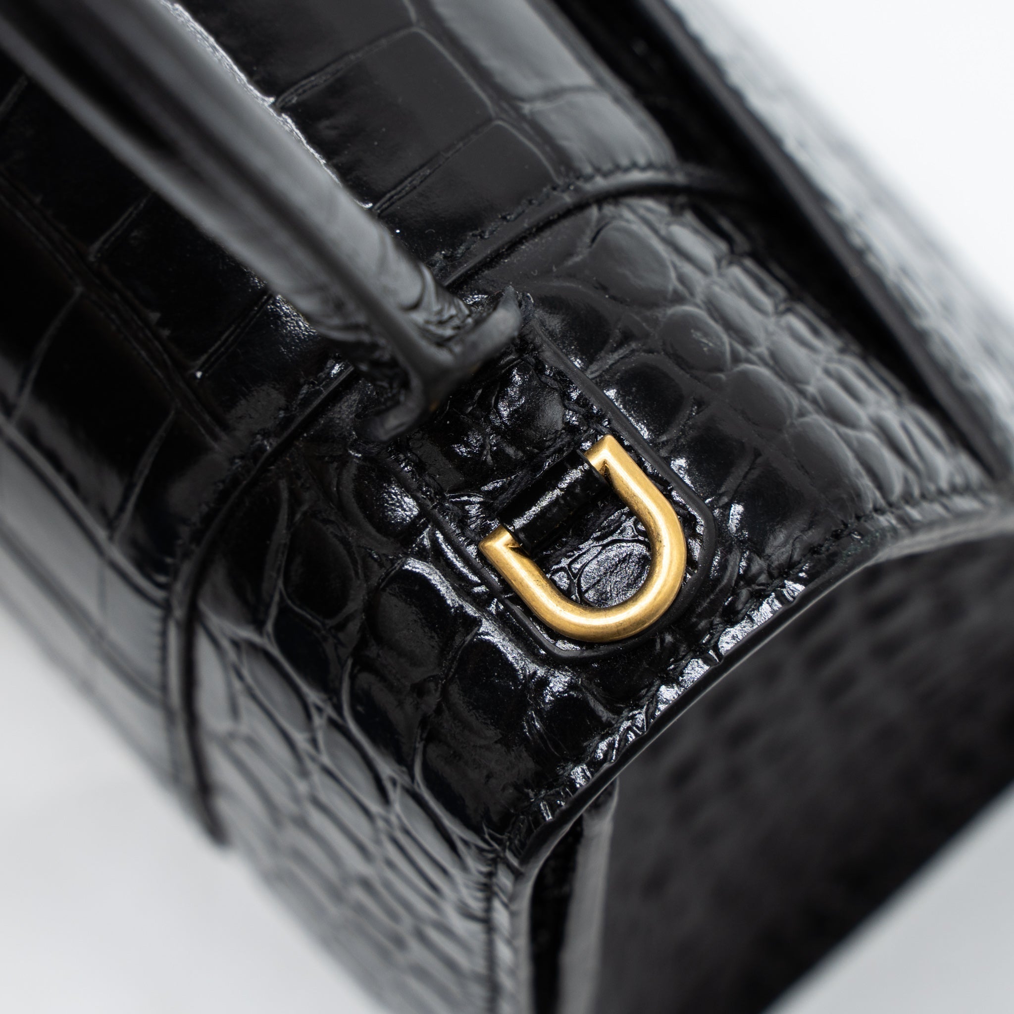 balenciaga-hourglass-small-handbag-croc-embossed-calfskin-black-ghw