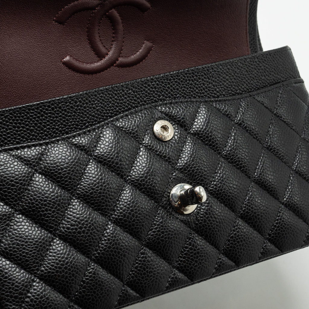 chanel-small-classic-double-flap-bag-caviar-black-shwmicrochip-2