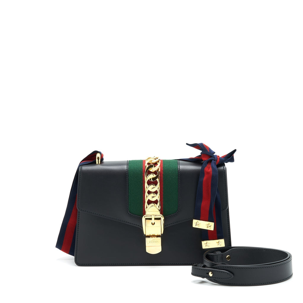 gucci-small-sylvie-shoulder-bag-black