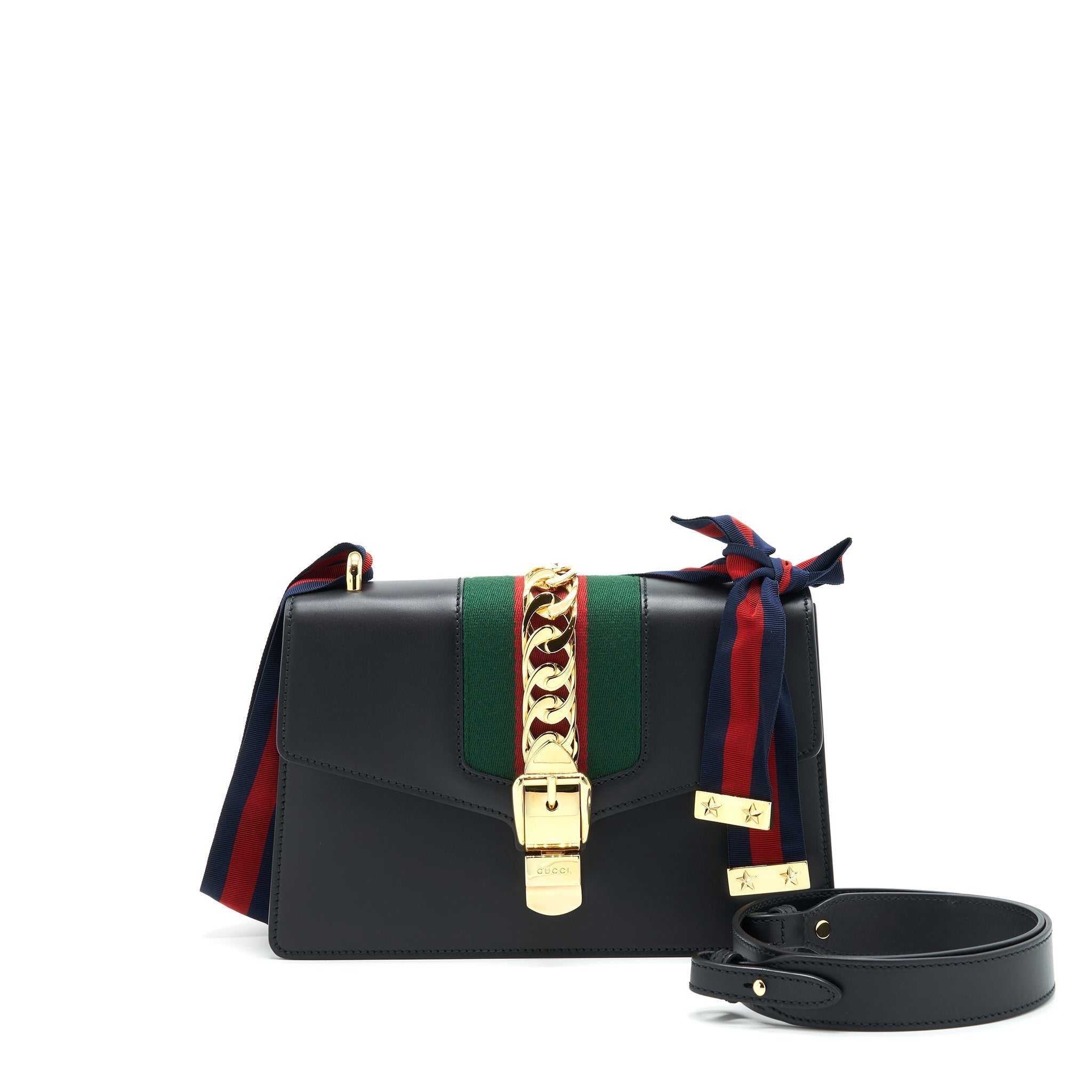 gucci-small-sylvie-shoulder-bag-black