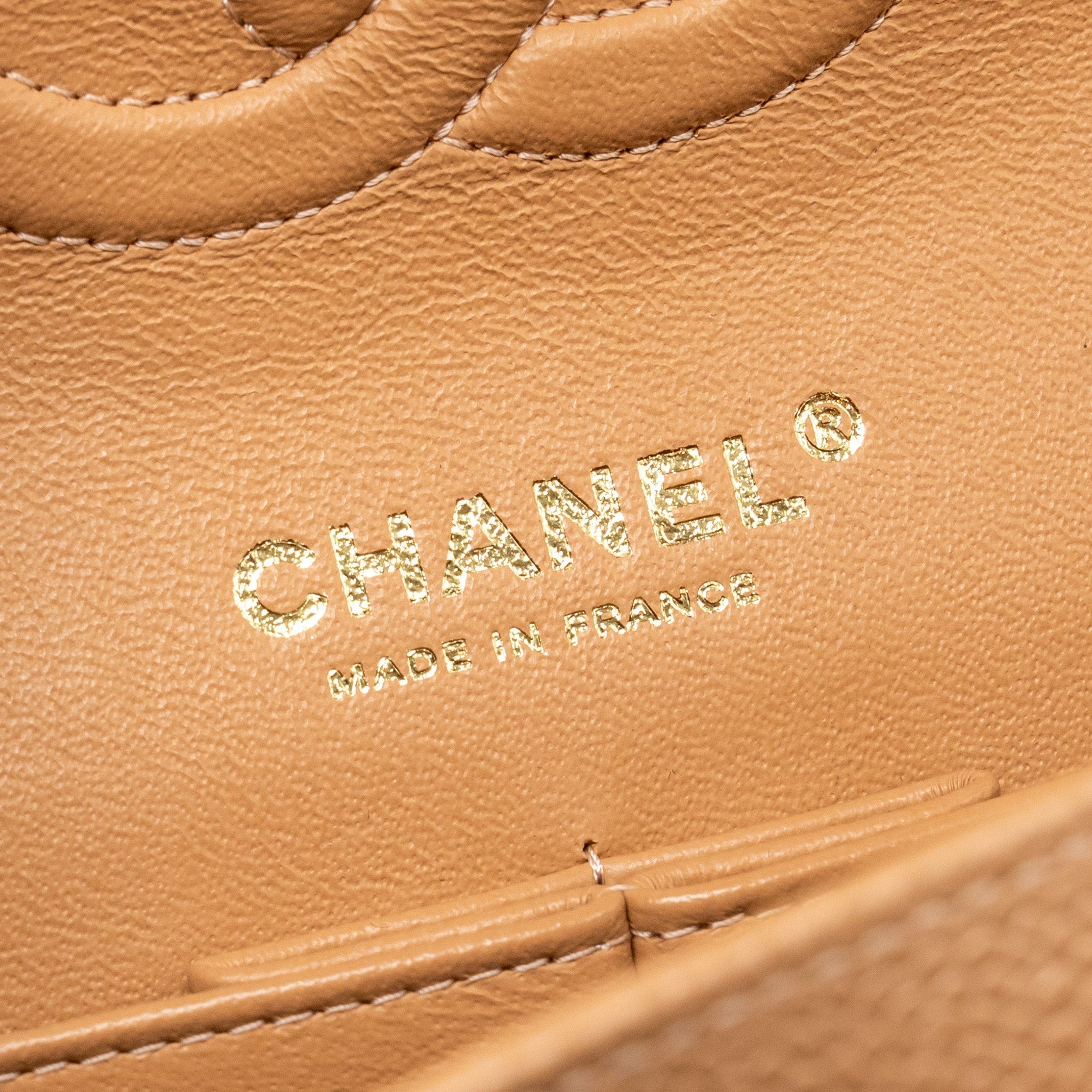 chanel-medium-classic-double-flap-bag-caviar-dark-beige-lghw